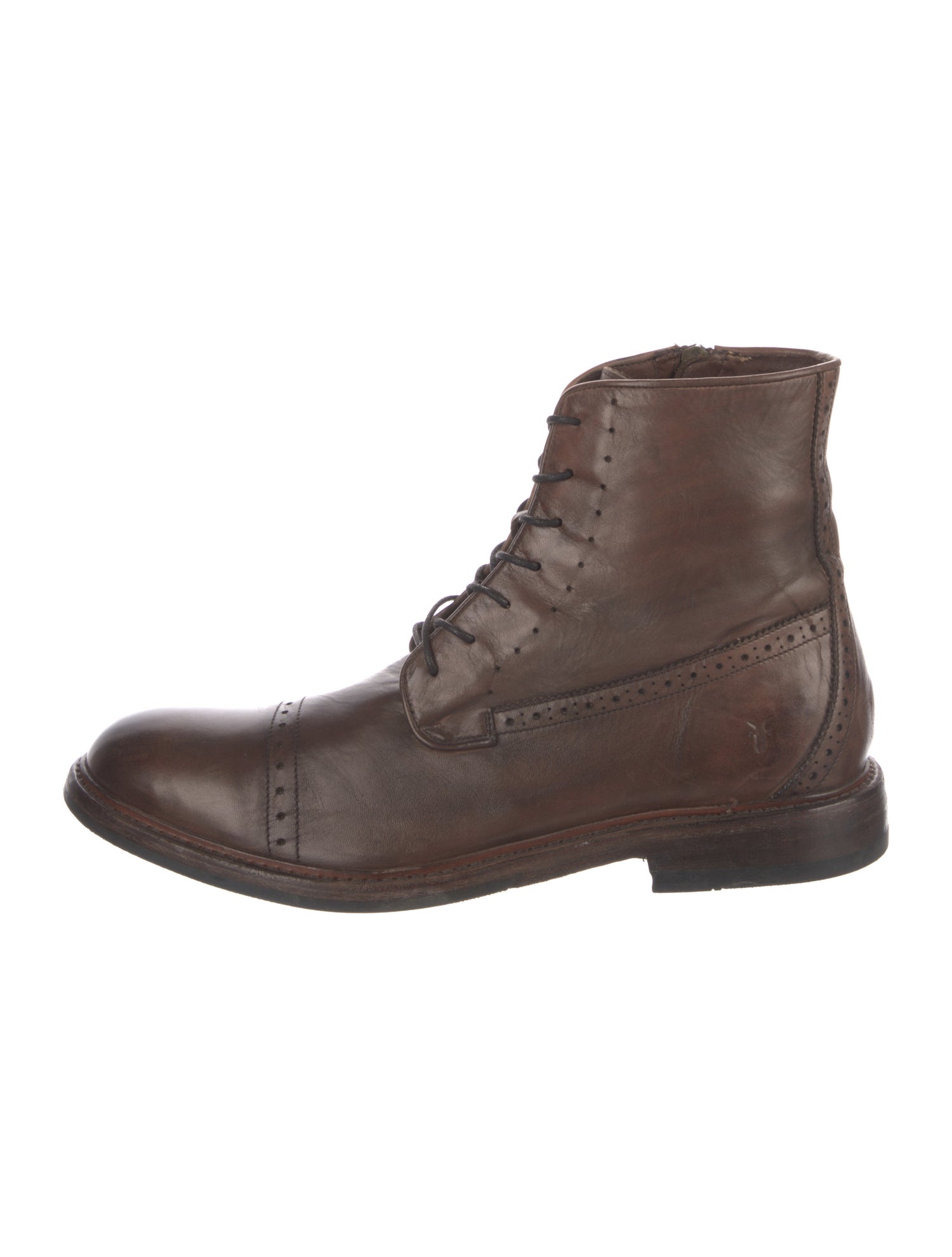 Frye Leather Lace-Up Boots