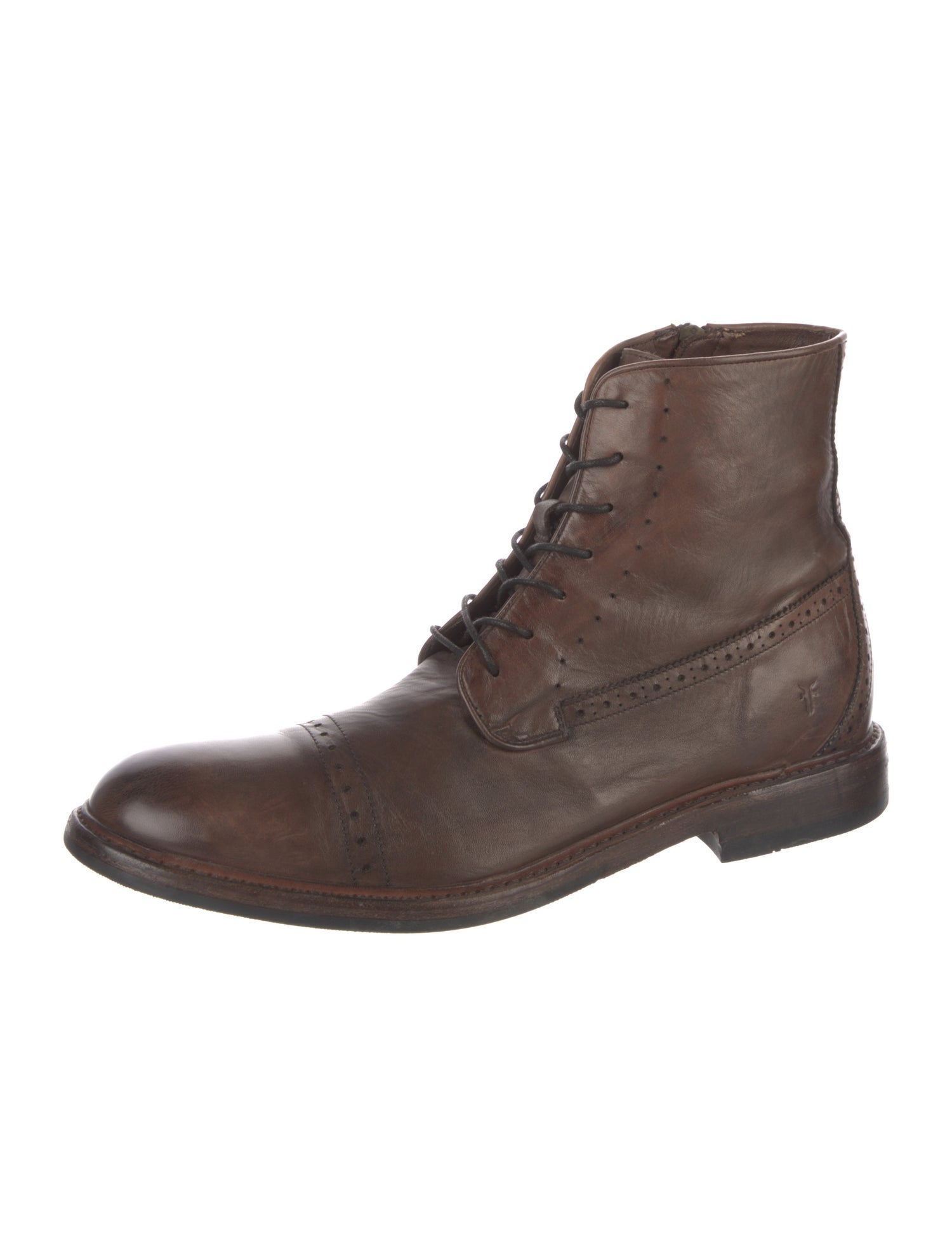 Frye Leather Lace-Up Boots