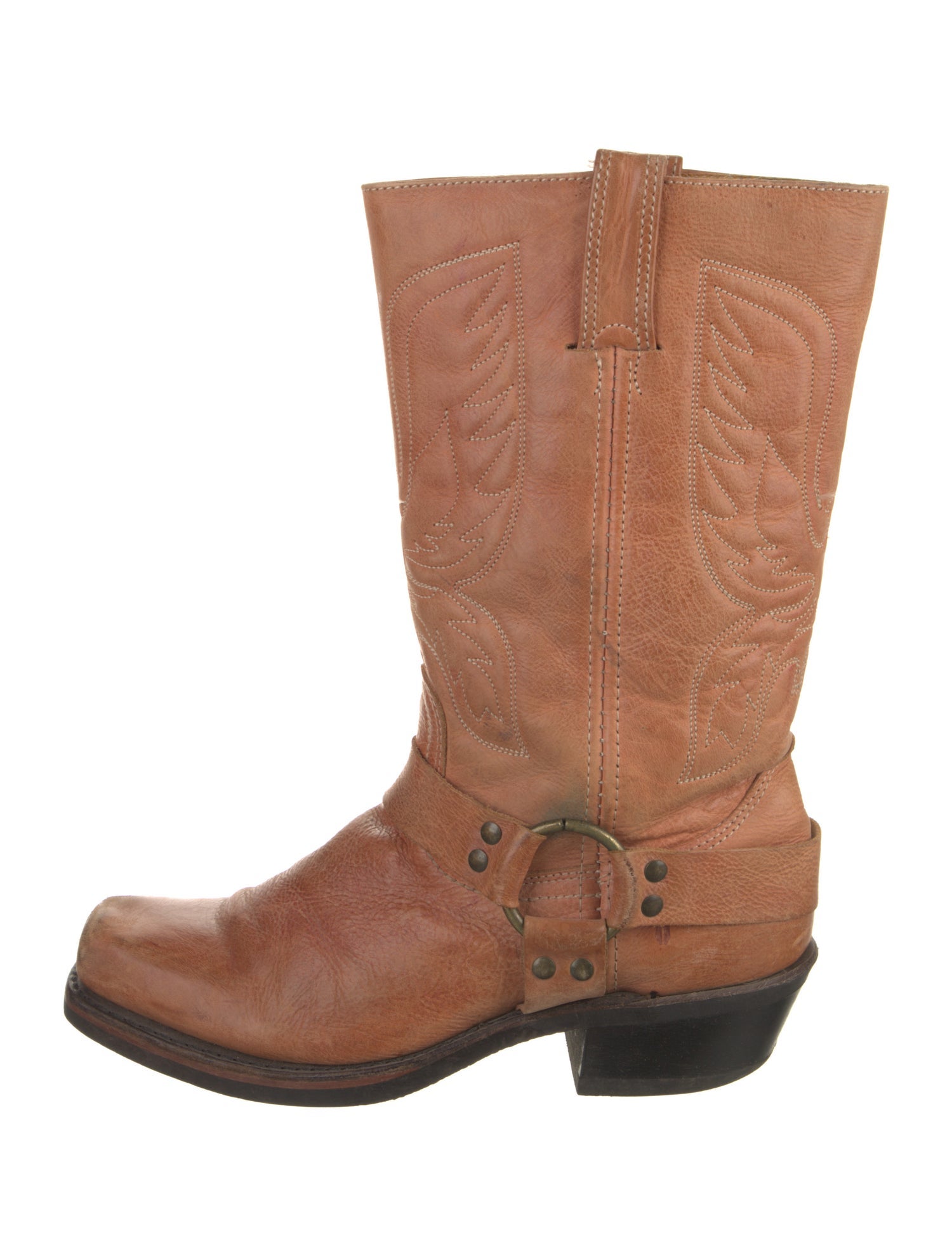 Frye Leather Moto Boots
