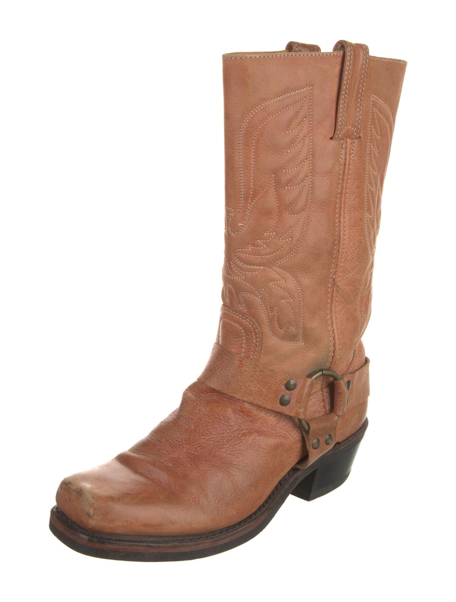 Frye Leather Moto Boots