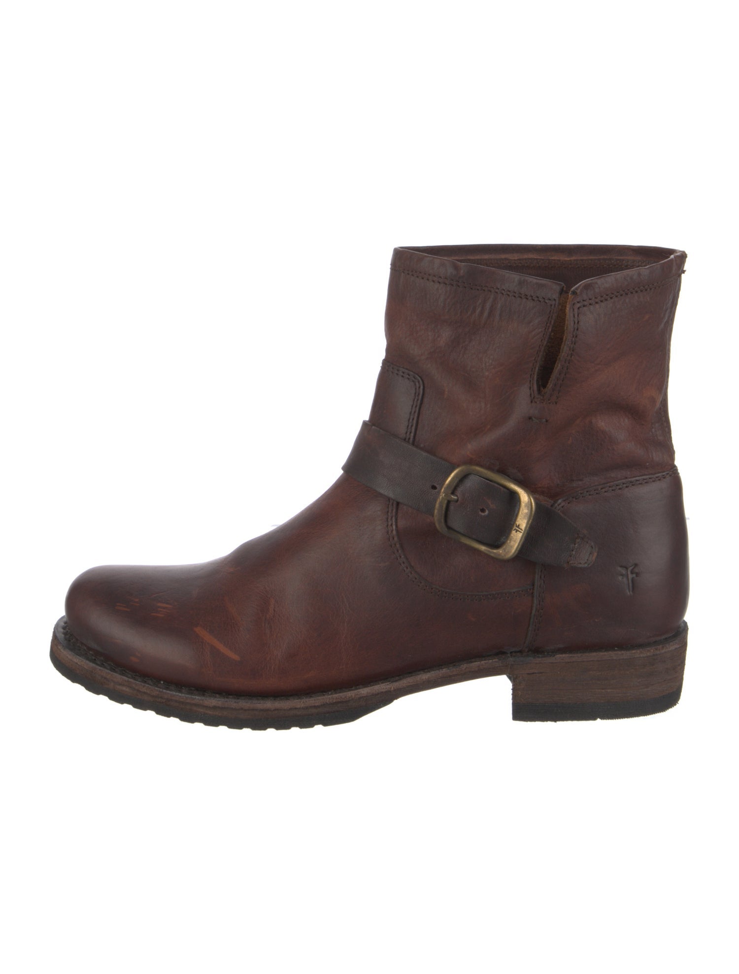 Frye Leather Moto Boots