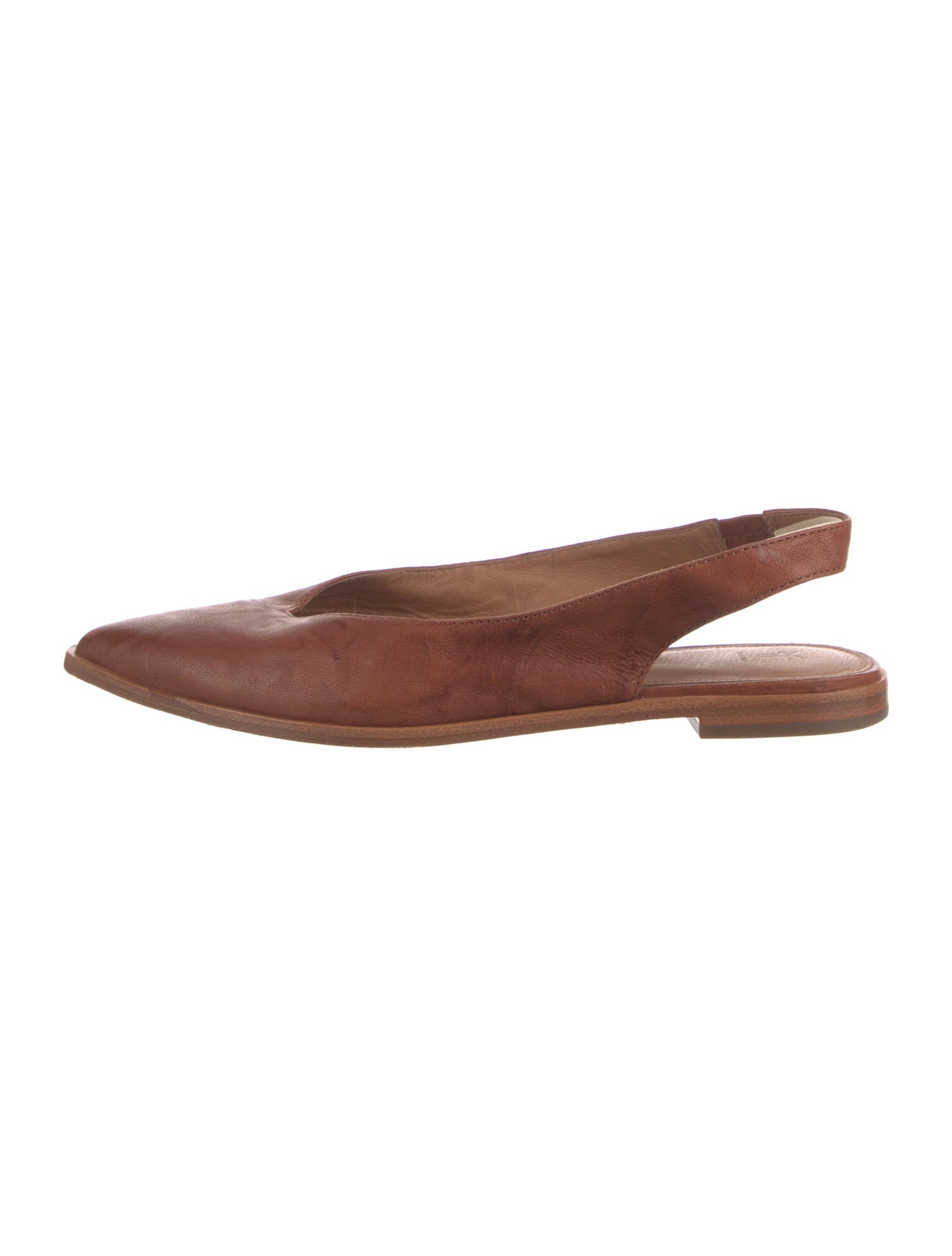 Frye Leather Slingback Flats