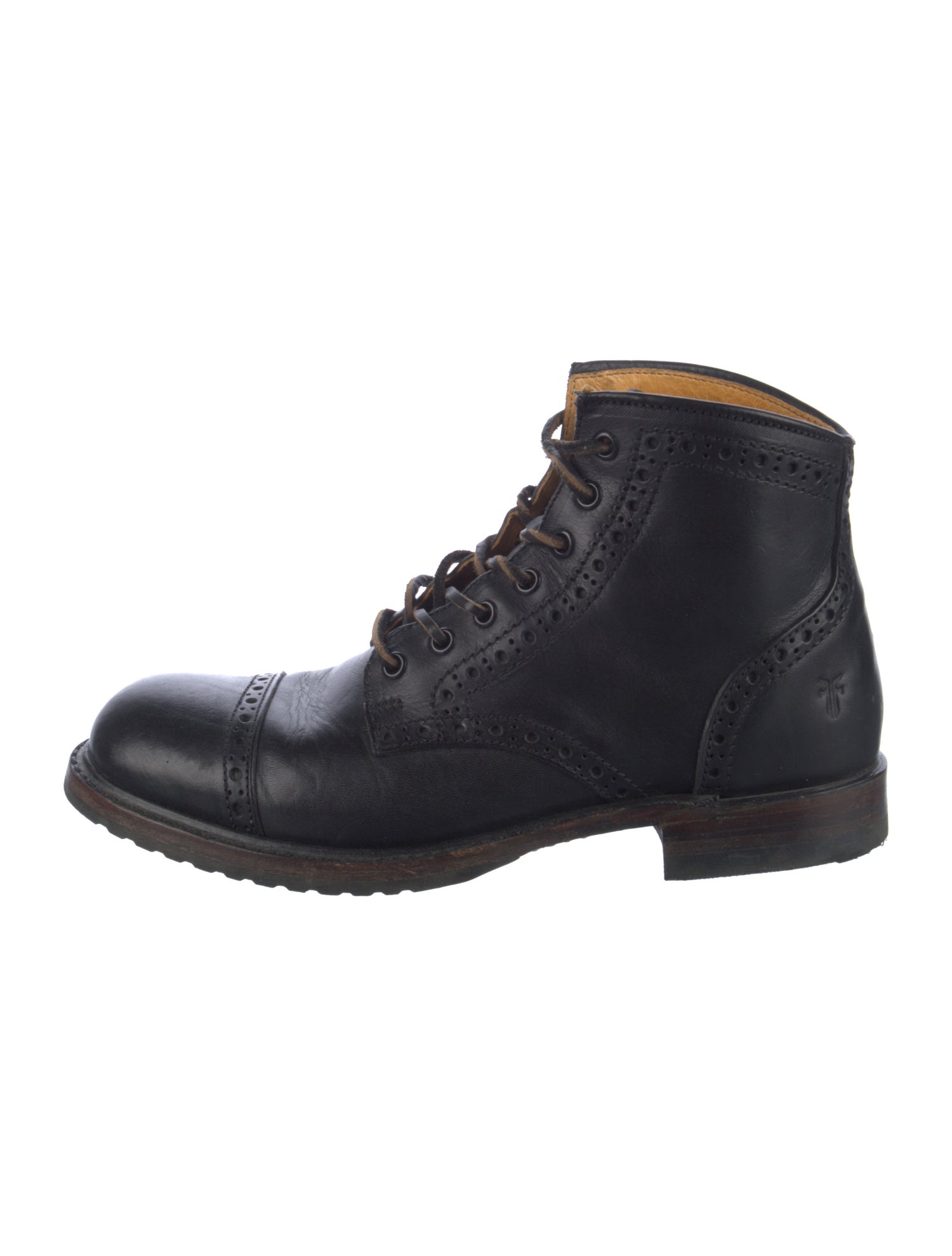 Frye Leather Lace-Up Boots