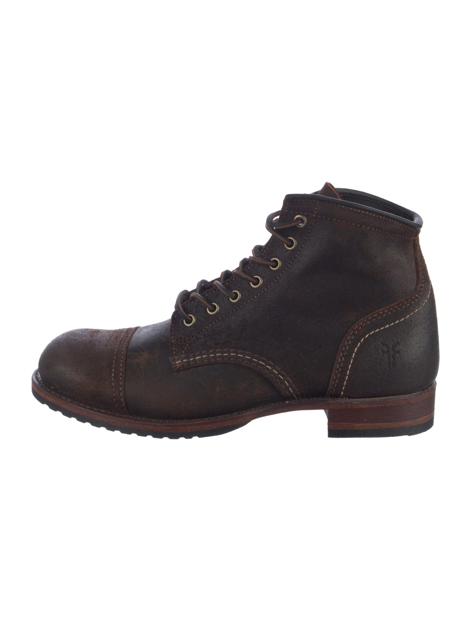 Frye Leather Lace-Up Boots