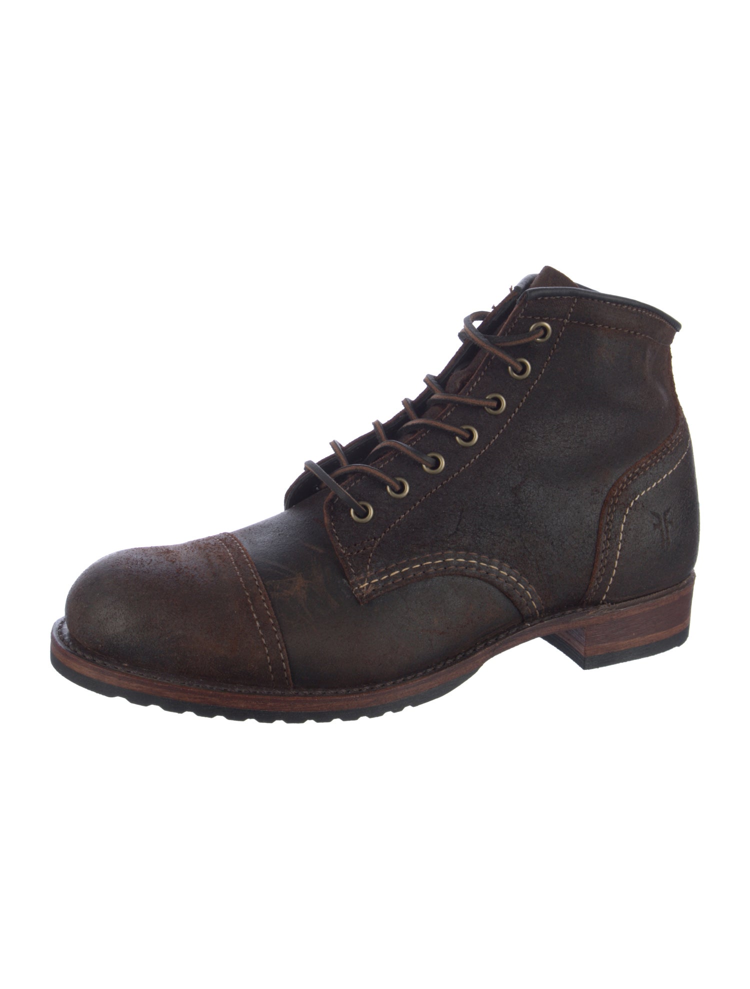 Frye Leather Lace-Up Boots