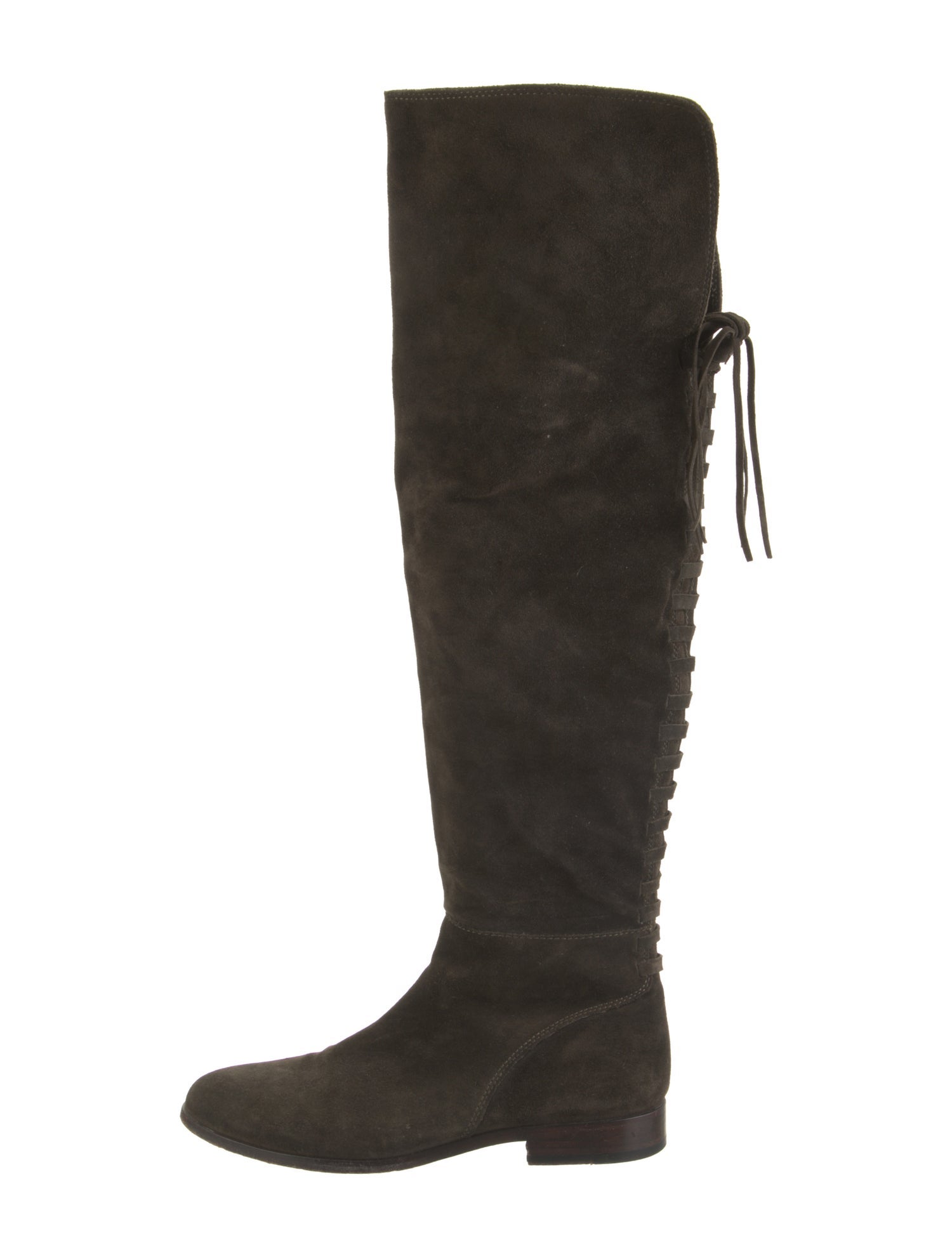 Frye Suede Tassel Accents Boots