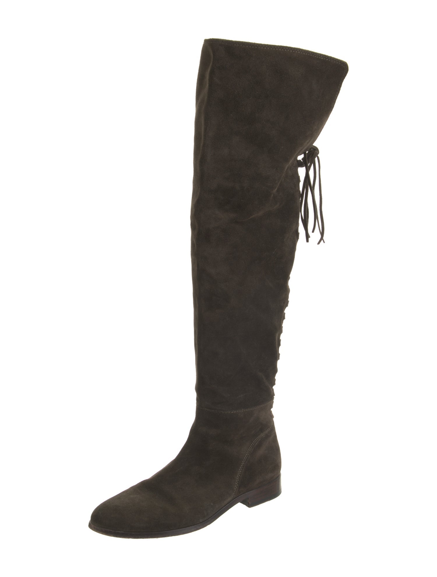 Frye Suede Tassel Accents Boots