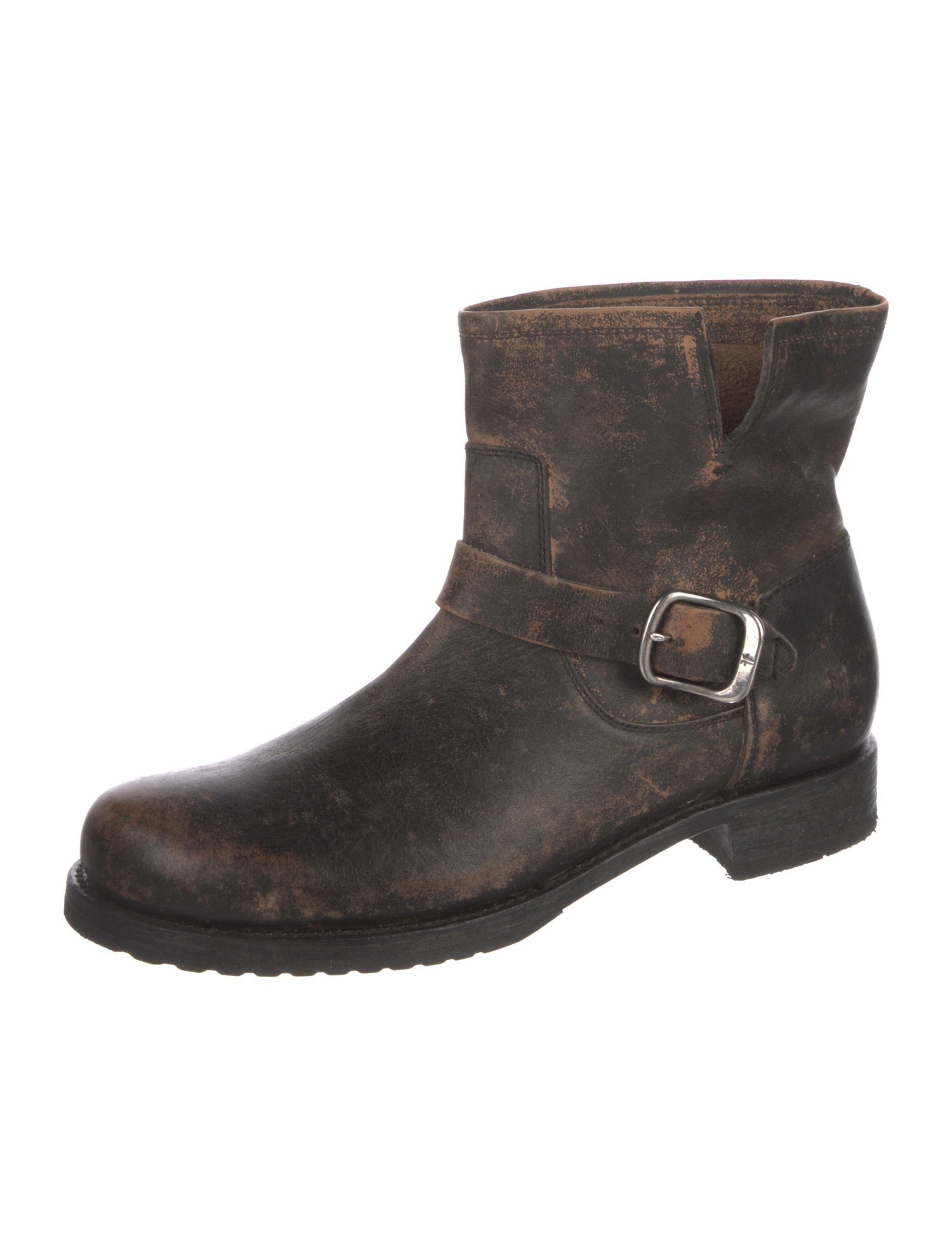 Frye Leather Moto Boots