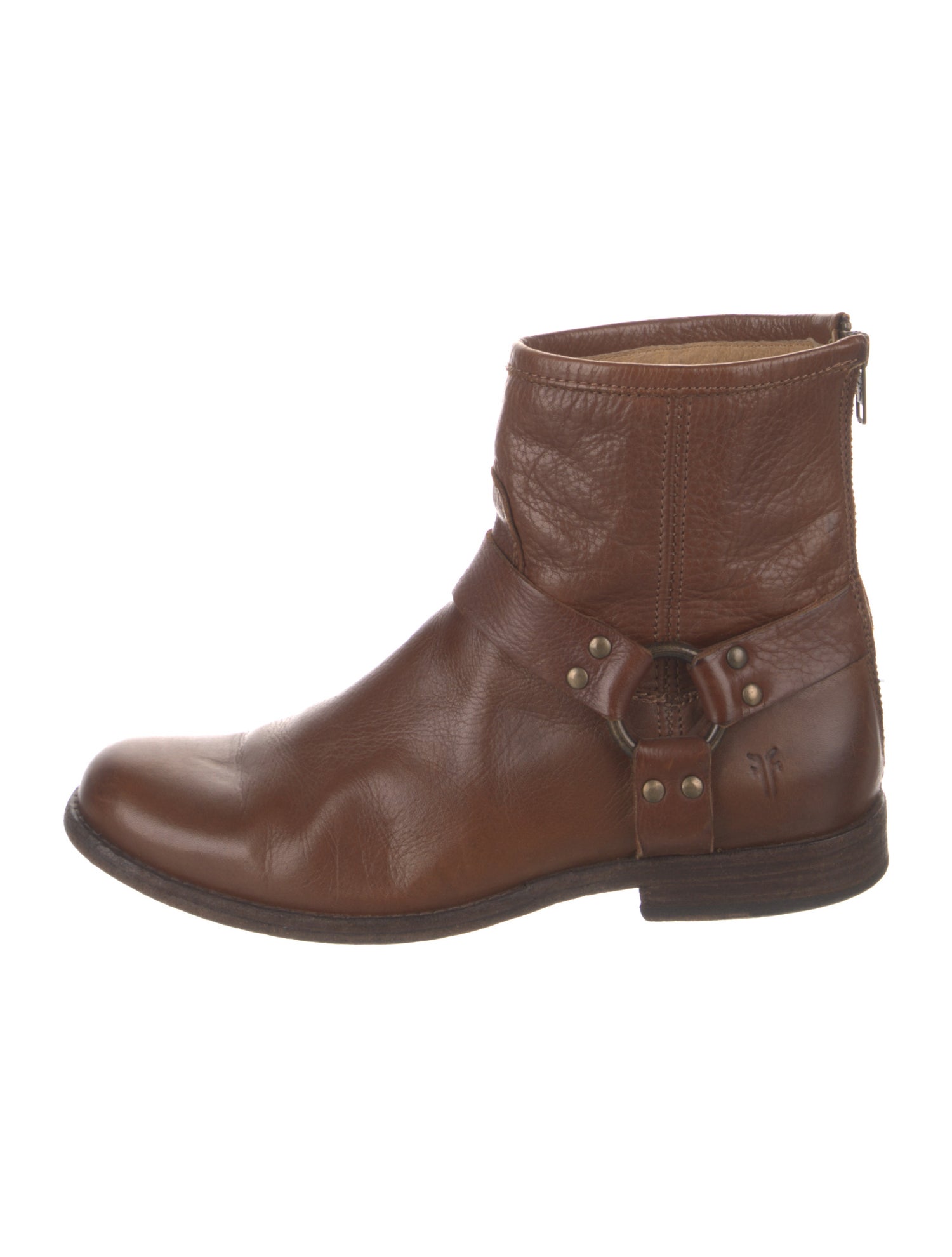 Frye Leather Moto Boots