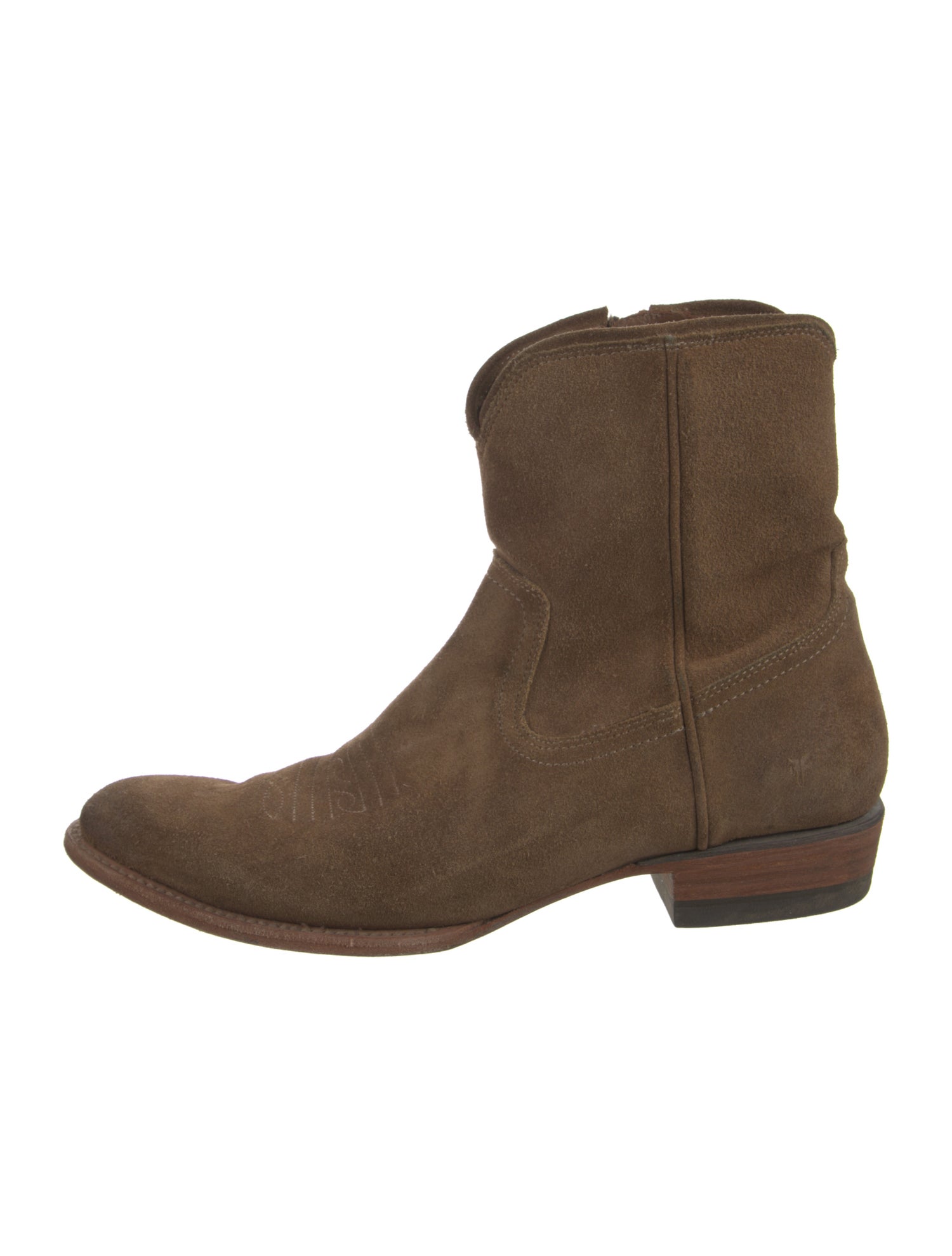 Frye Suede Western Boots