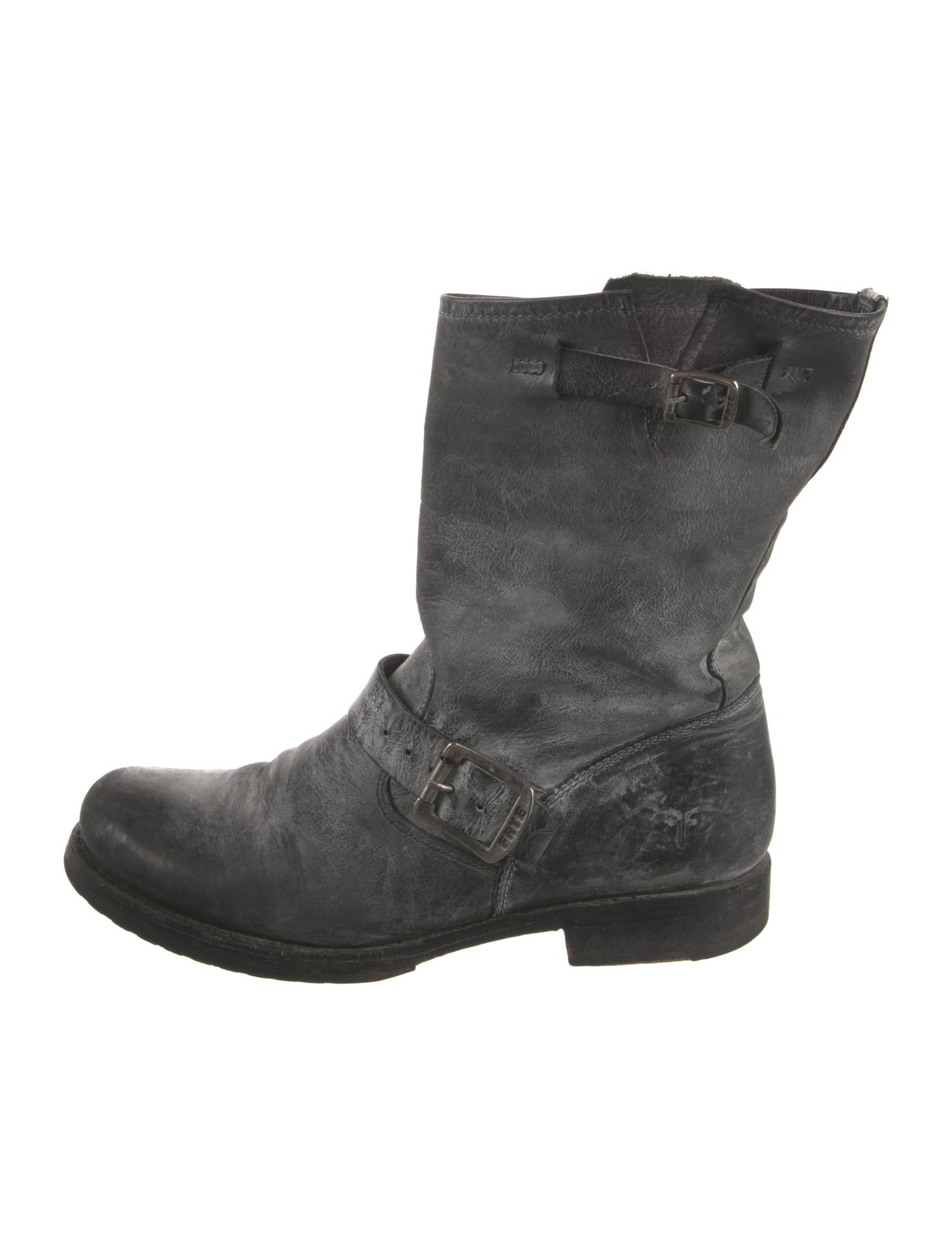 Frye Leather Moto Boots