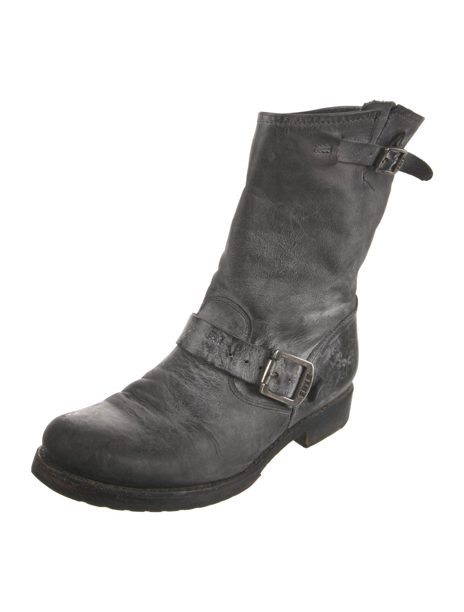 Frye Leather Moto Boots