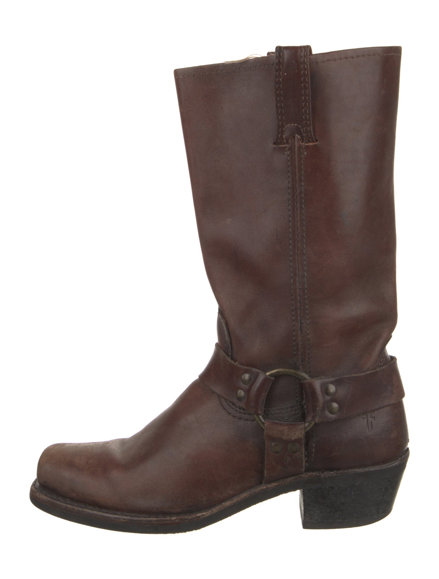 Frye Leather Moto Boots