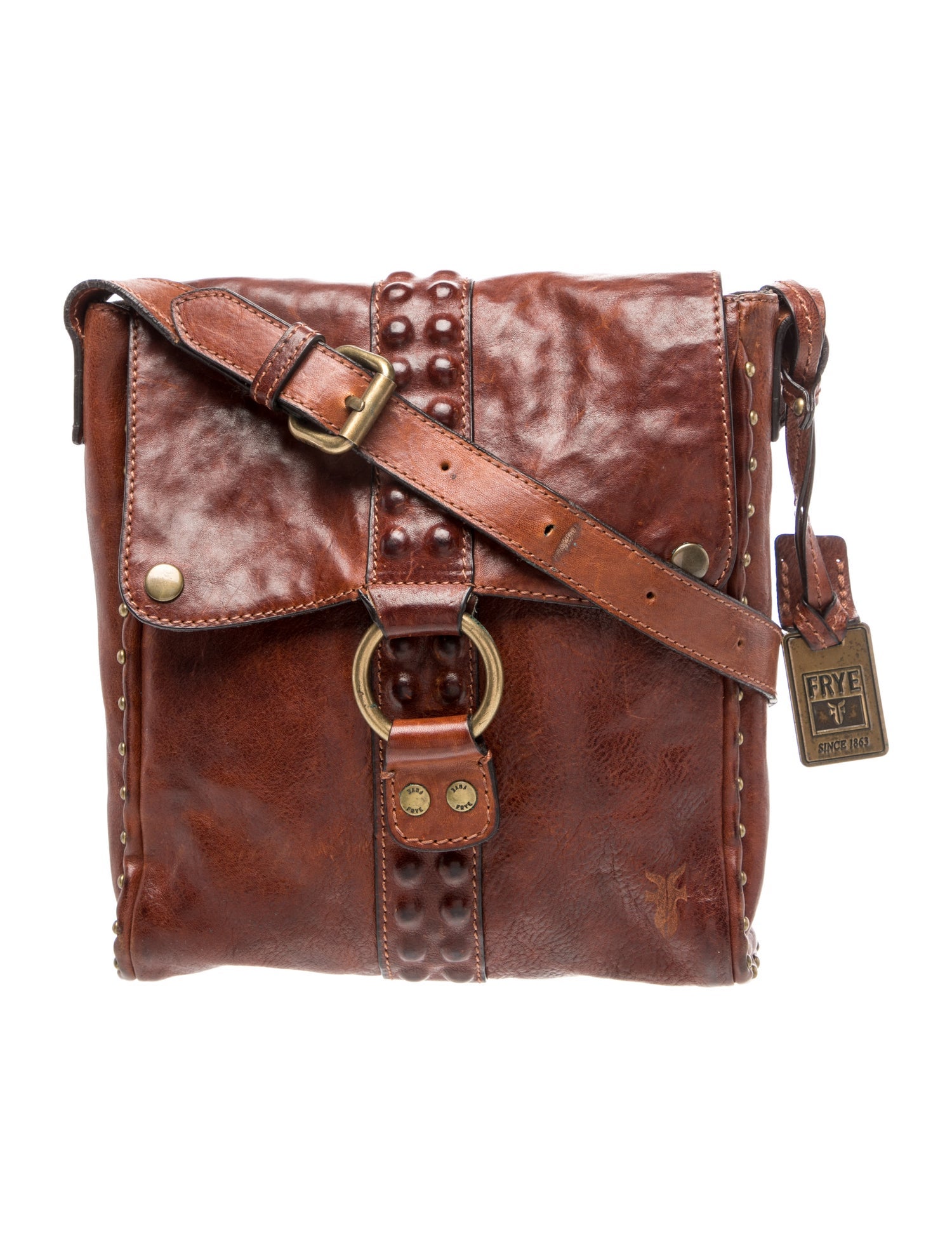 Frye Leather Messenger Bag