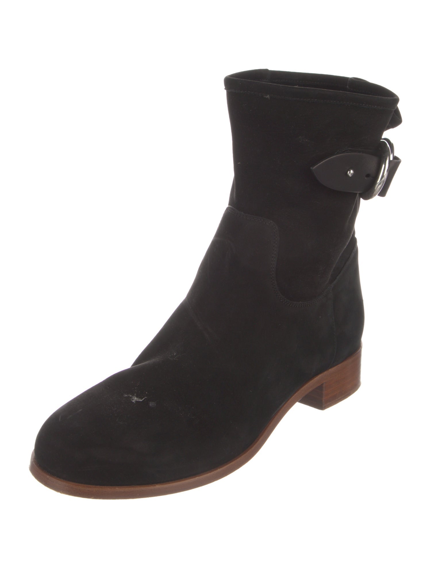 Frye Suede Moto Boots