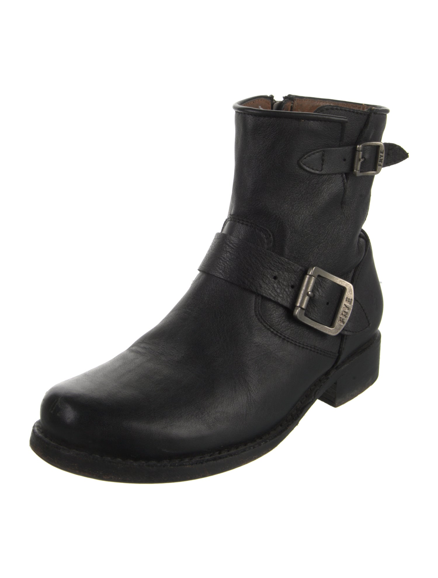 Frye Leather Moto Boots