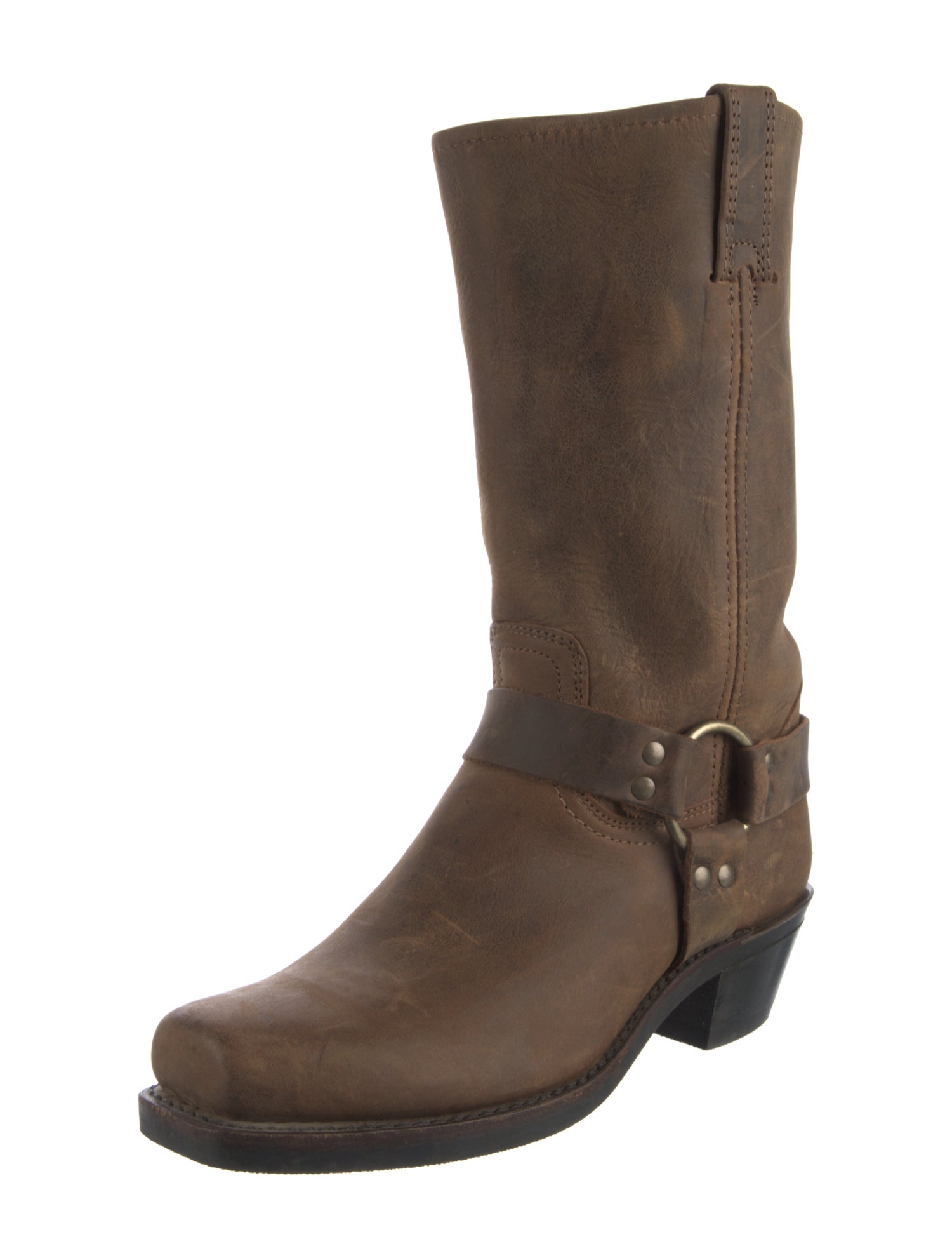 Frye Leather Moto Boots