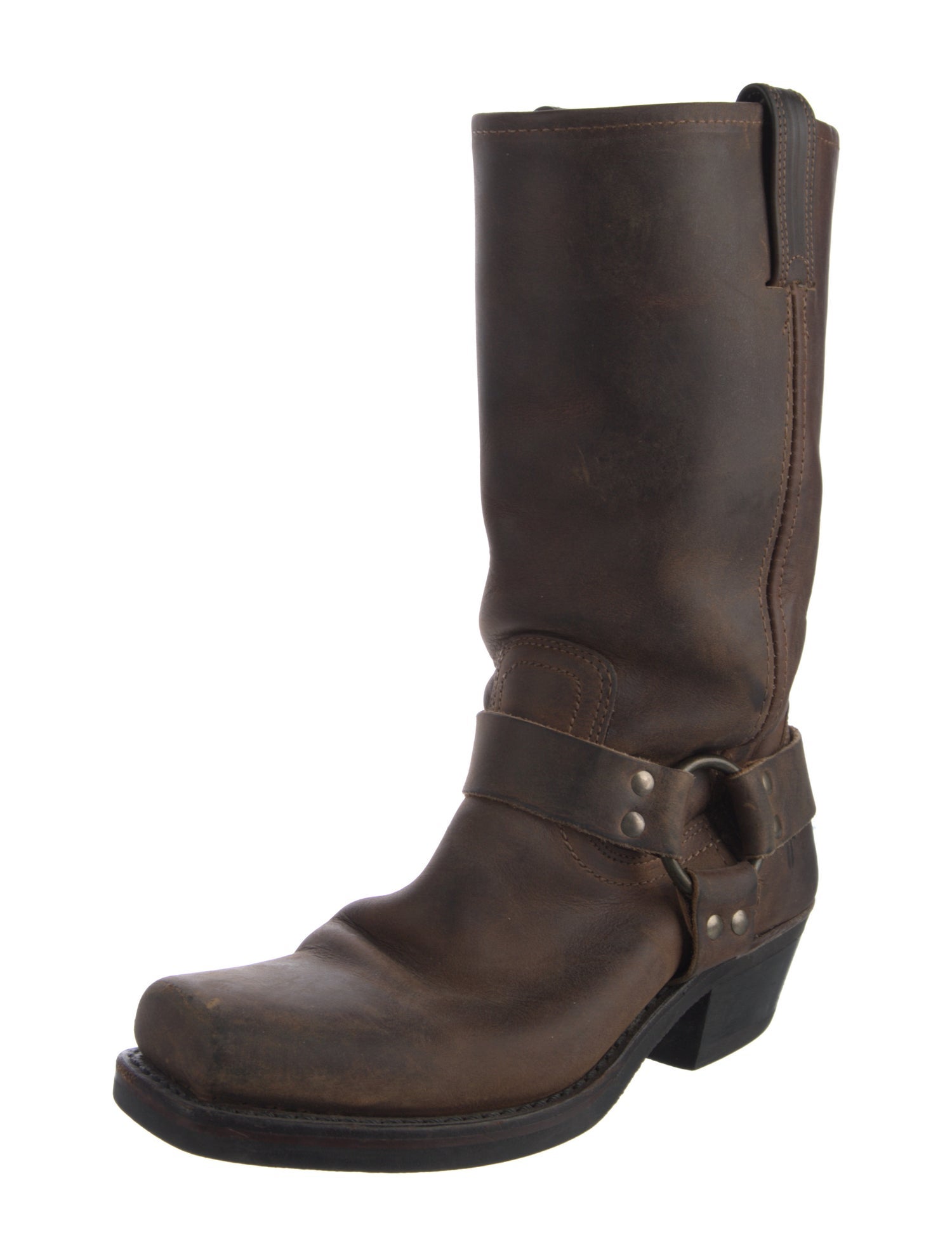 Frye Leather Moto Boots
