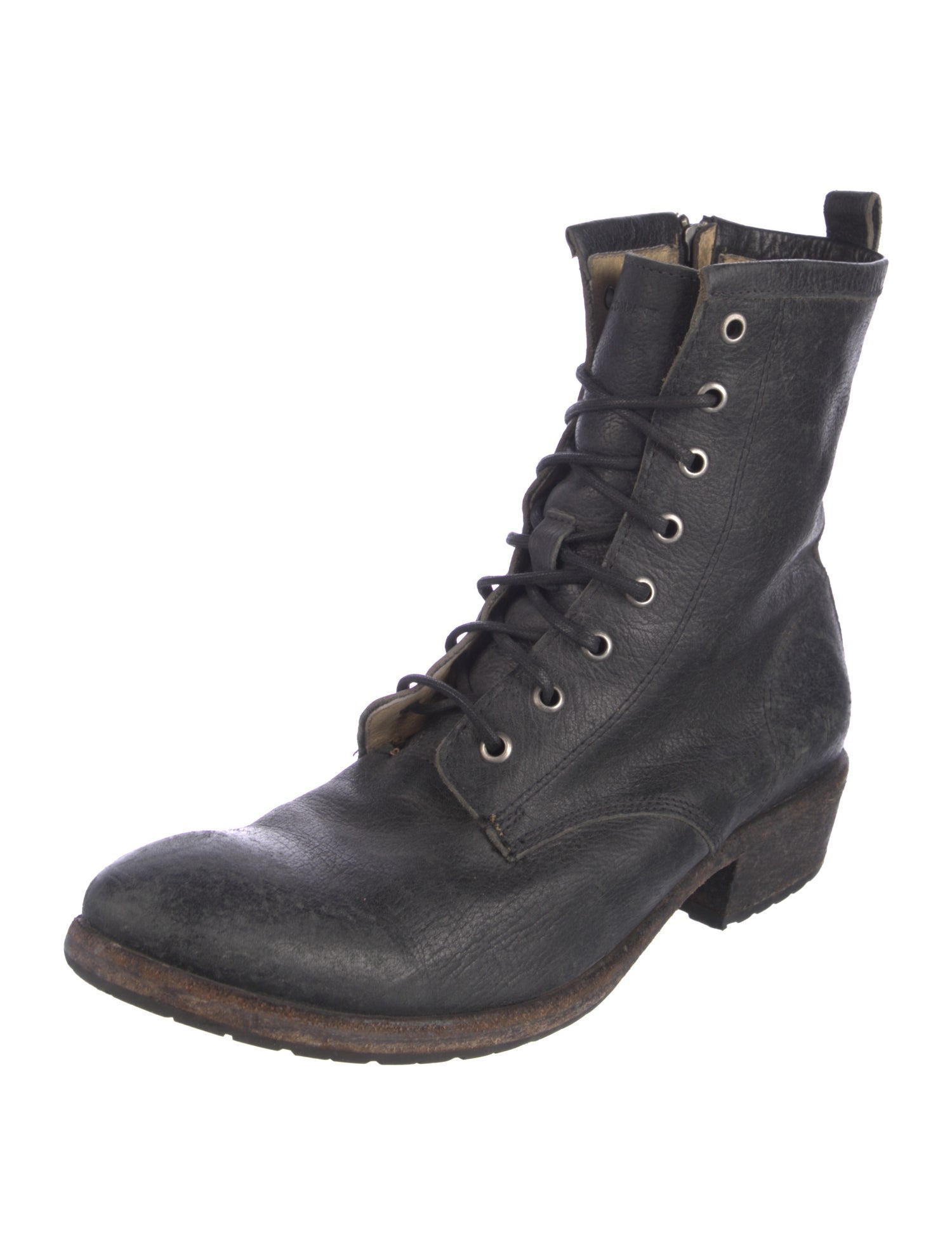 Frye Leather Lace-Up Boots