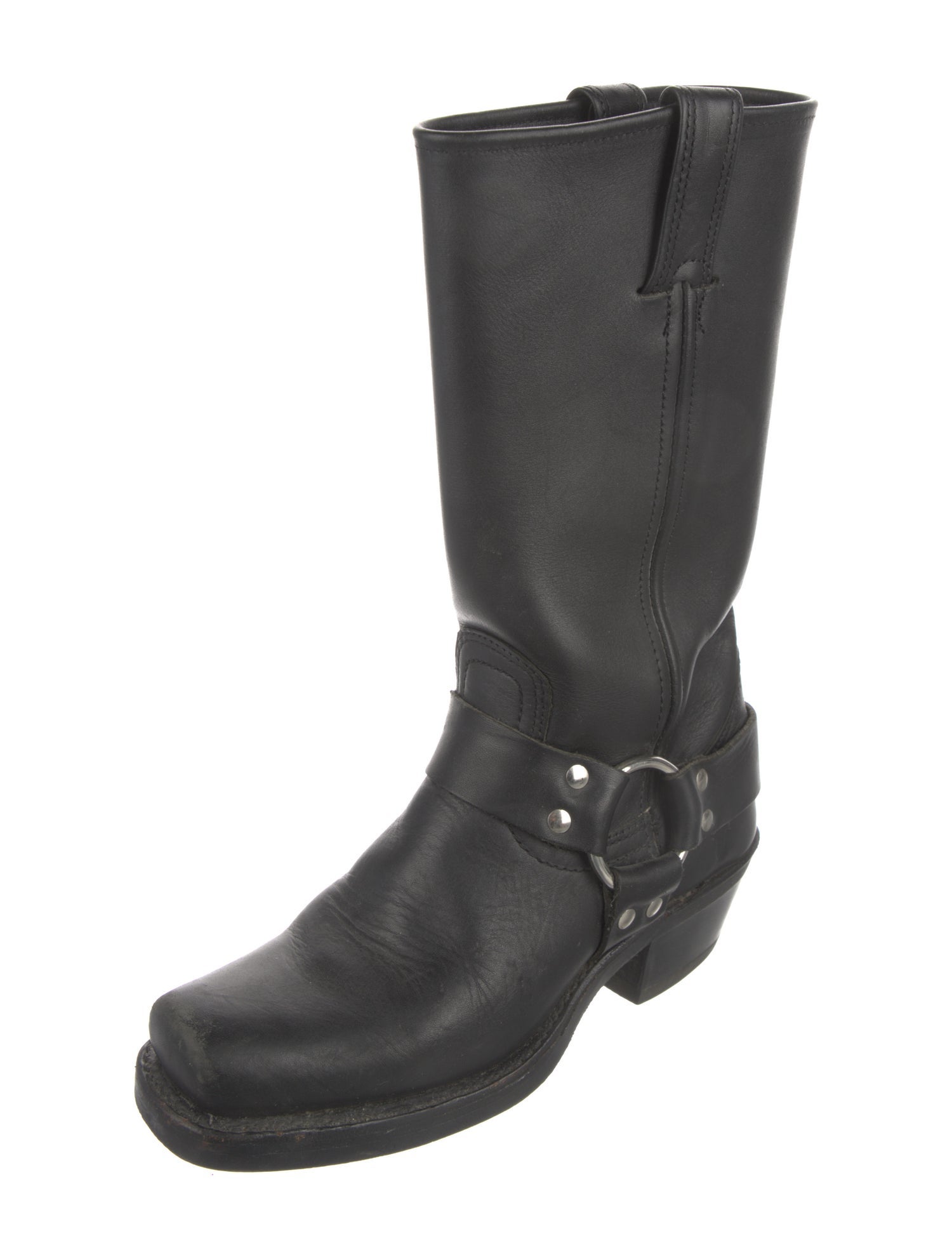 Frye Leather Moto Boots