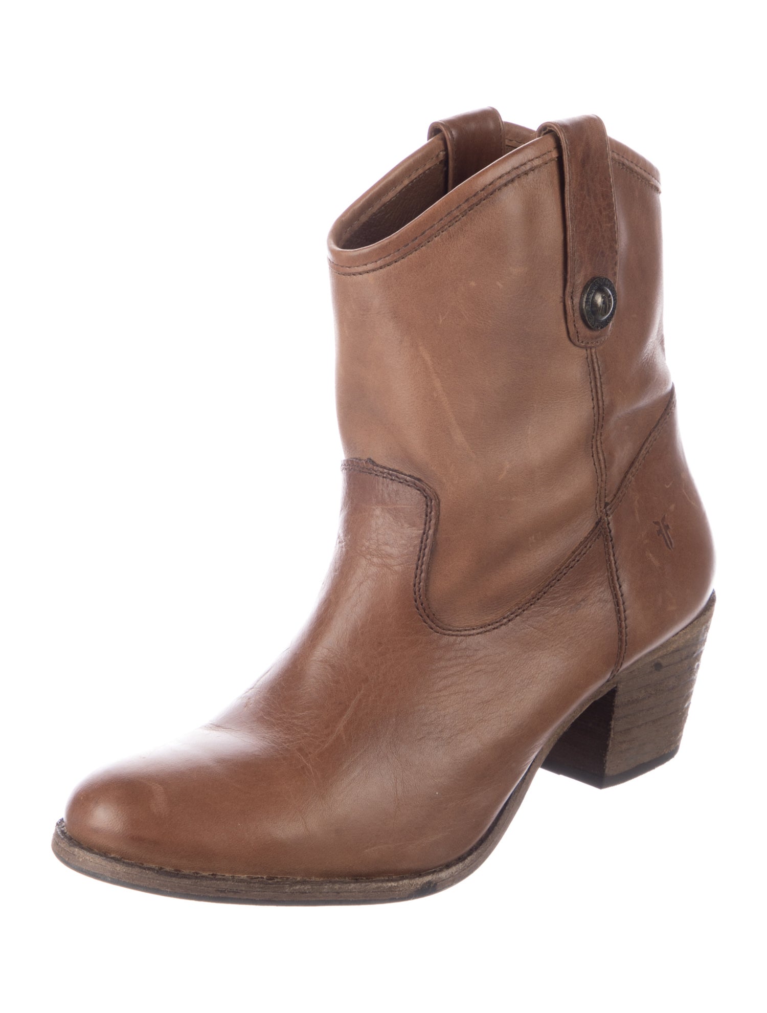 Frye Leather Moto Boots - Black Boots, Shoes - WF851368 | The RealReal