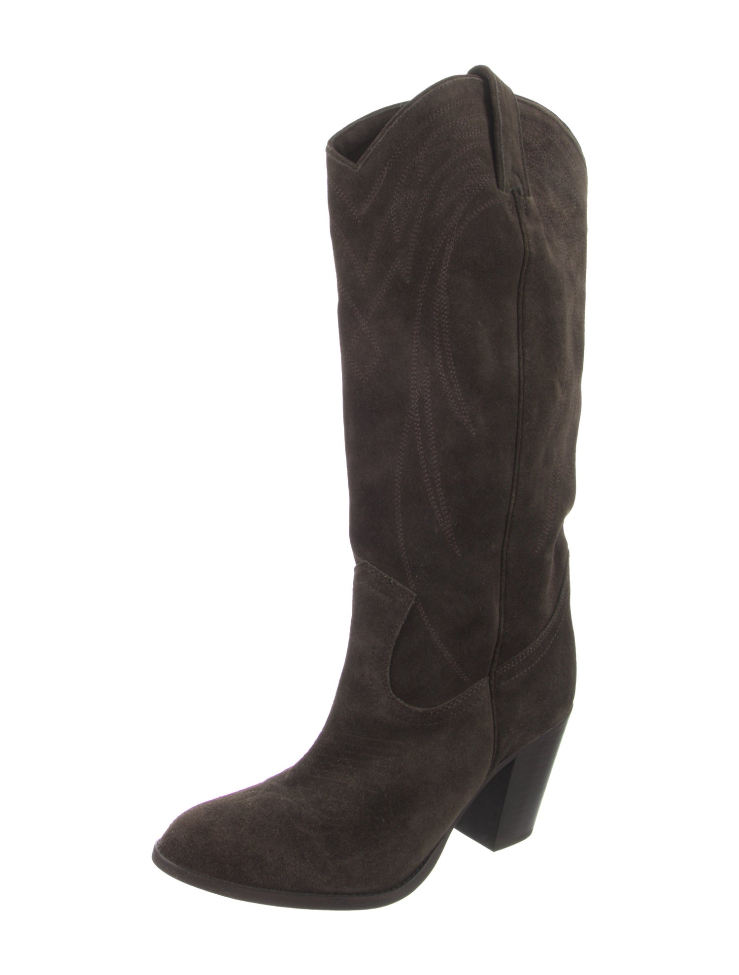 Frye Suede Western Boots