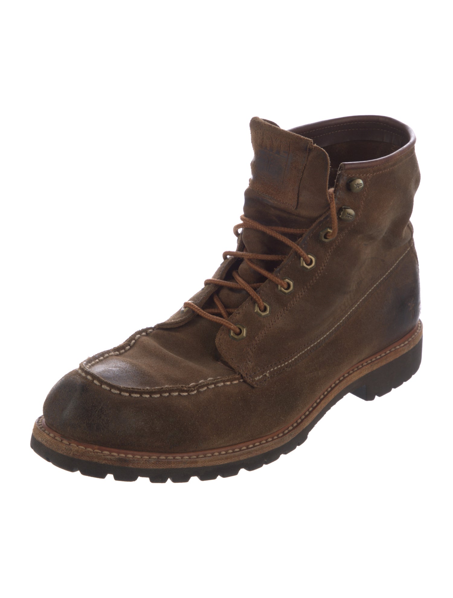Frye Suede Lace-Up Boots
