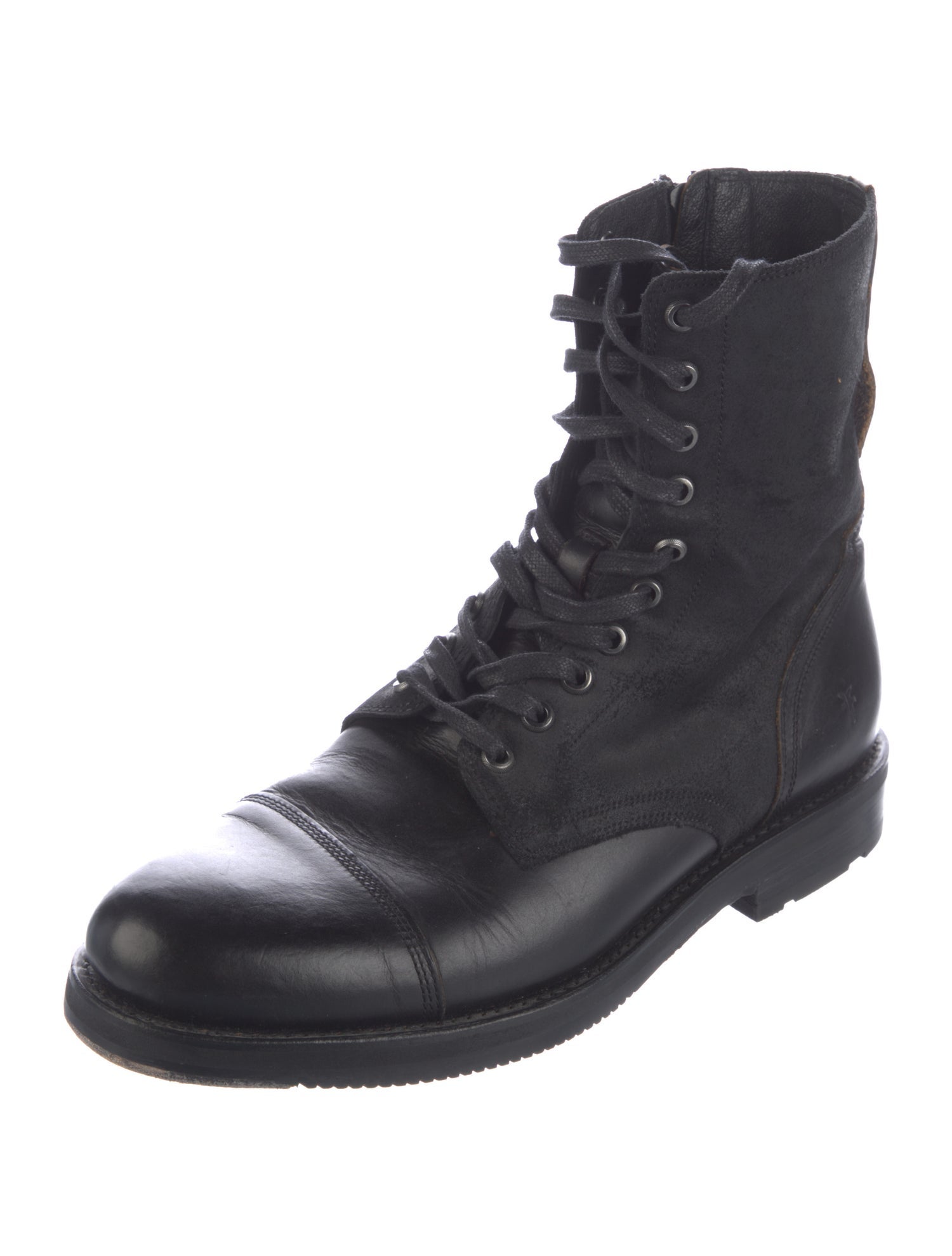 Frye Leather Lace-Up Boots