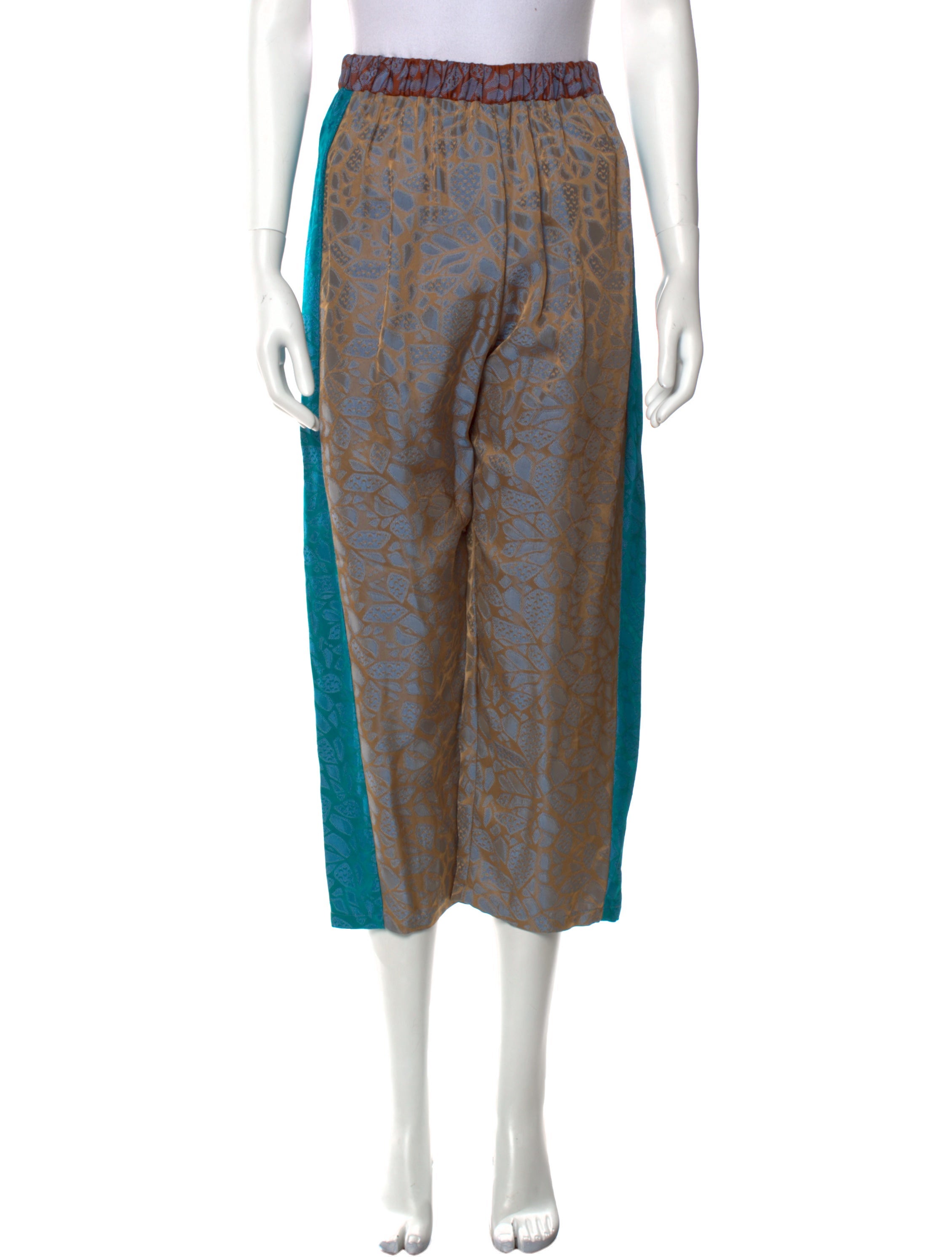 Giada Forte Printed Straight Leg Pants