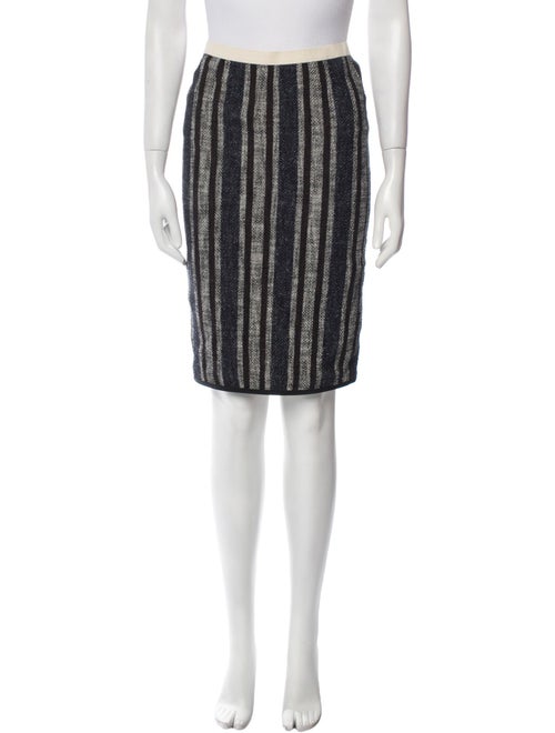 Giada Forte Striped Knee-Length Skirt
