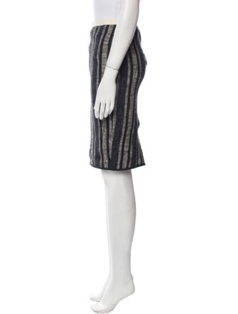 Giada Forte Striped Knee-Length Skirt