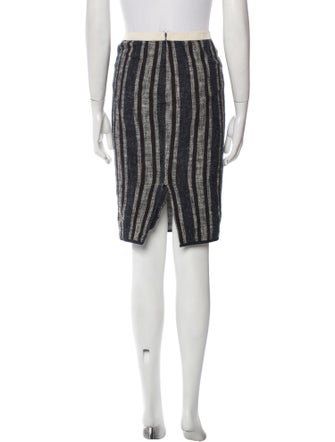 Giada Forte Striped Knee-Length Skirt