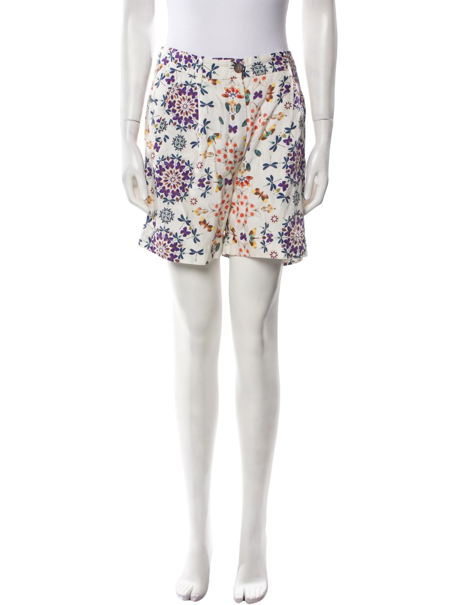 Giada Forte Printed Mini Shorts