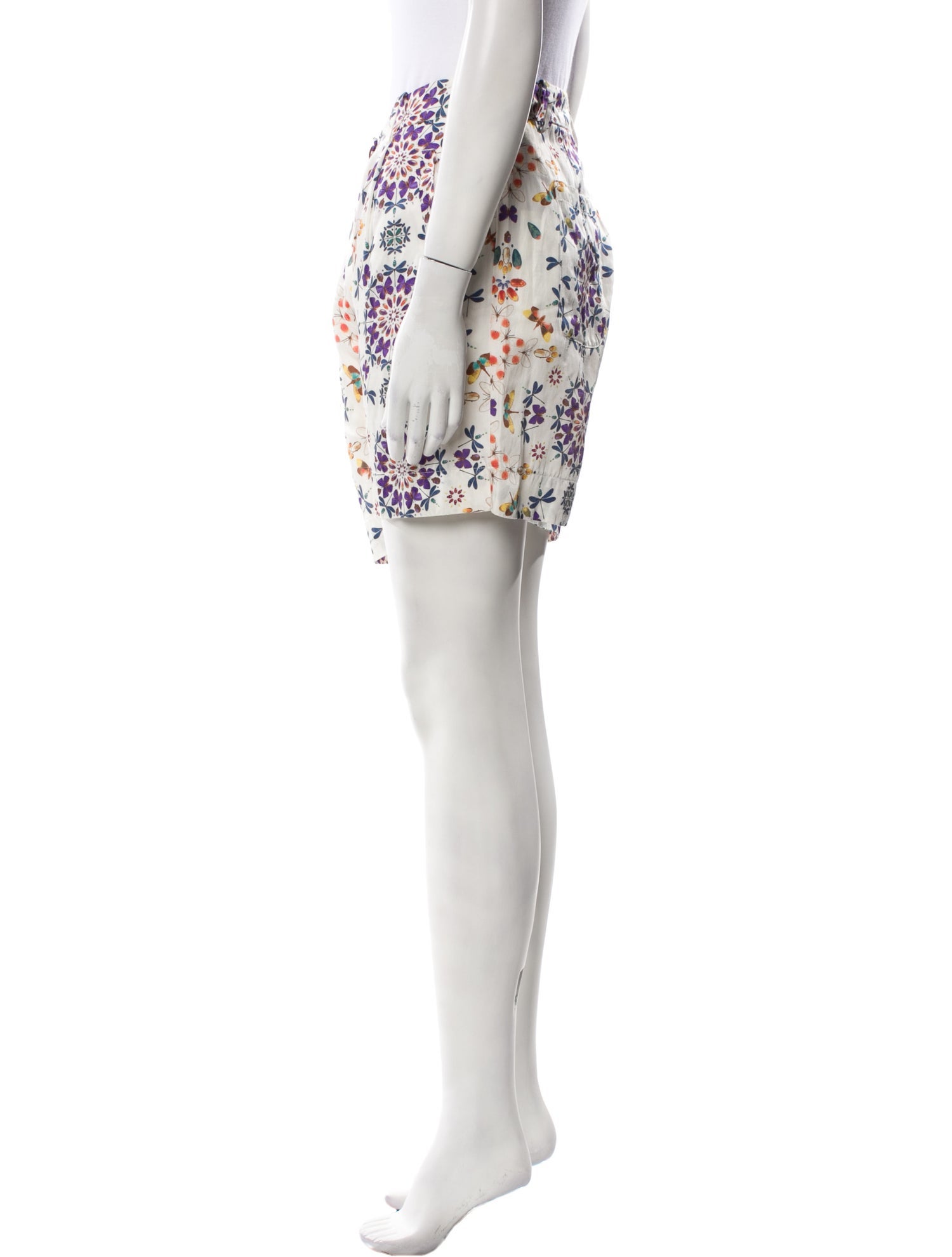 Giada Forte Printed Mini Shorts