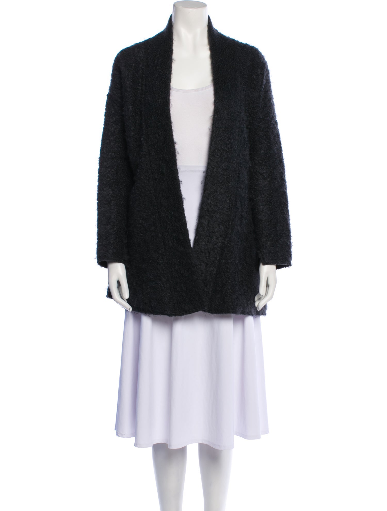 Giada Forte Mohair Open Front Sweater
