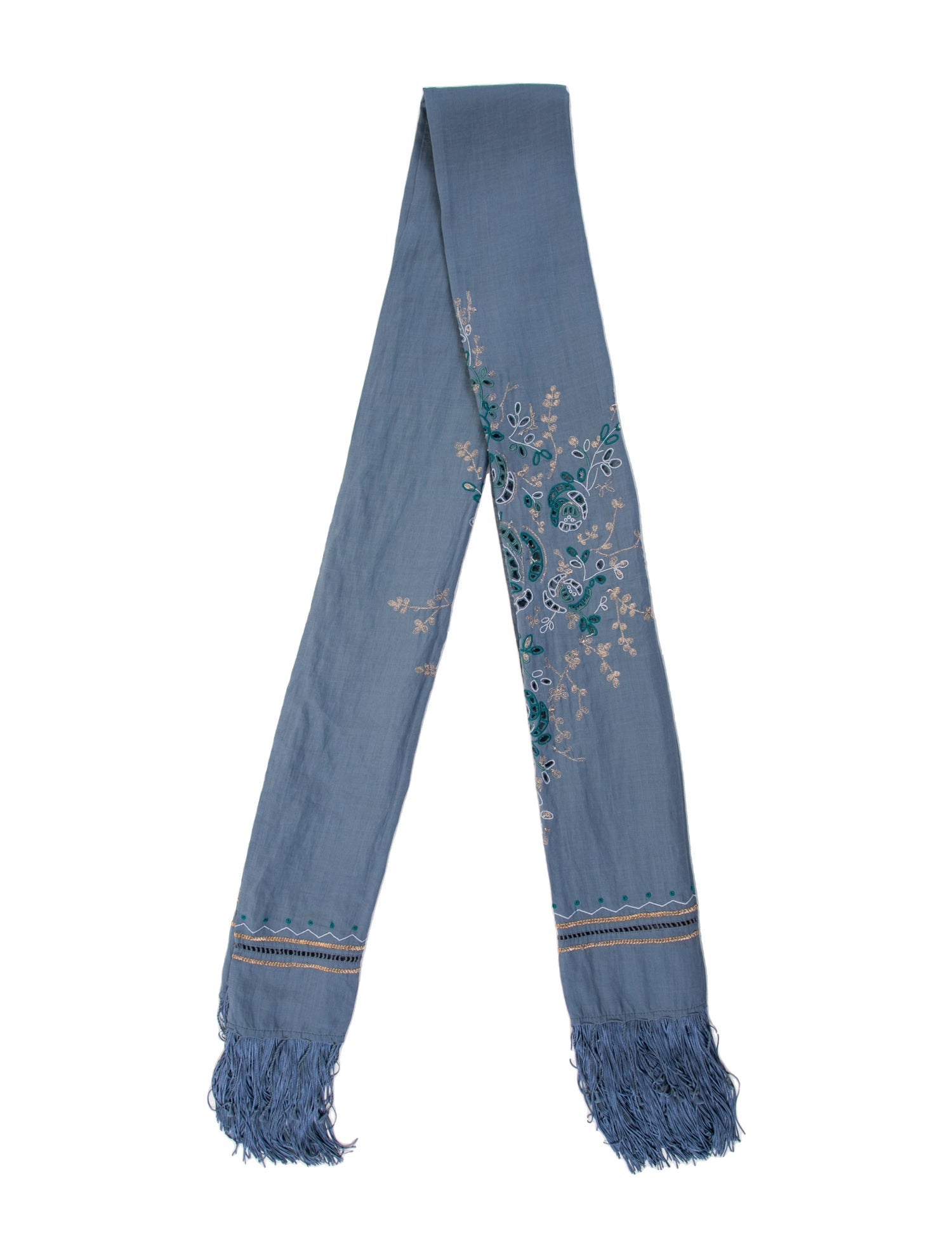 Giada Forte Paisley Print Scarf