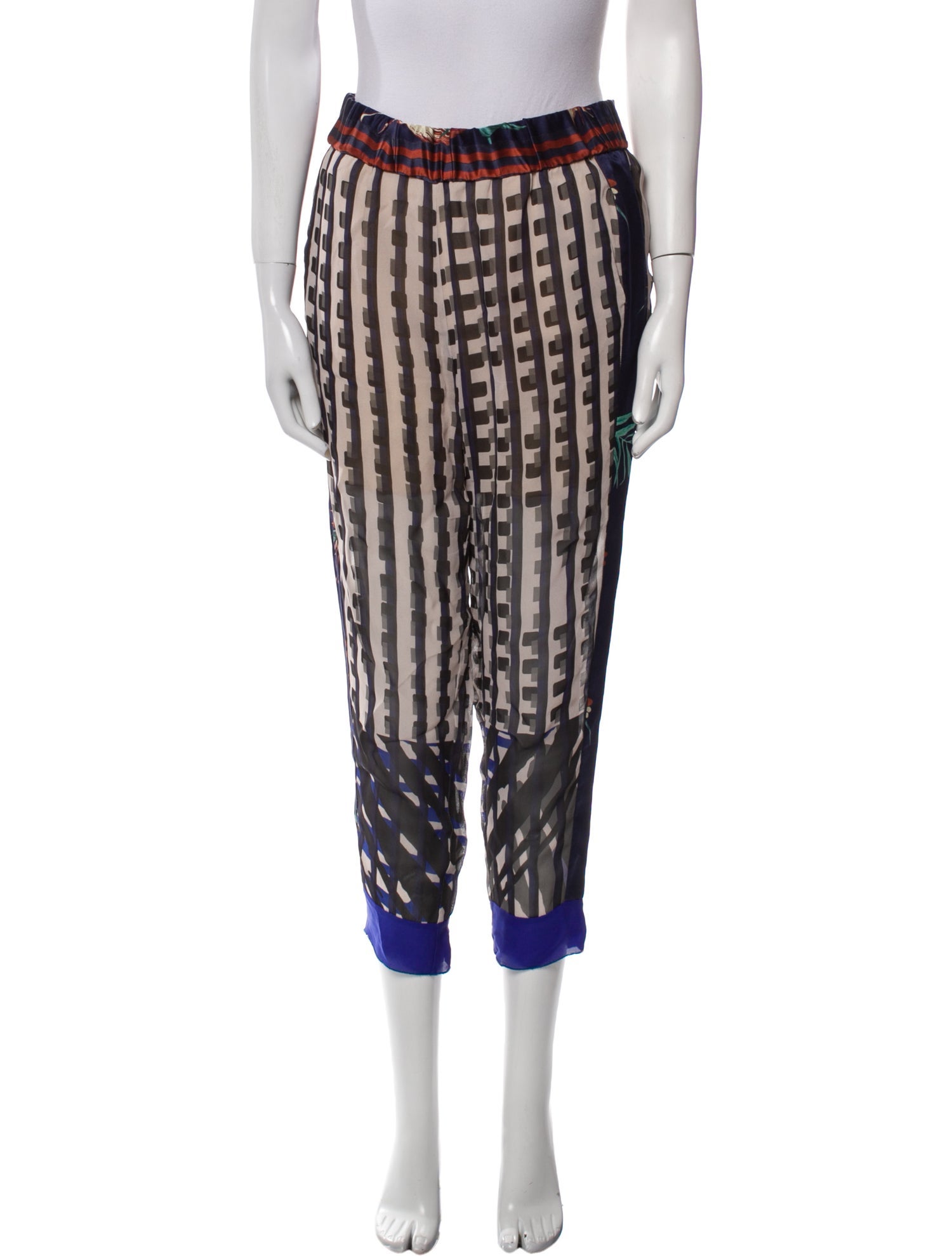 Giada Forte Printed Straight Leg Pants