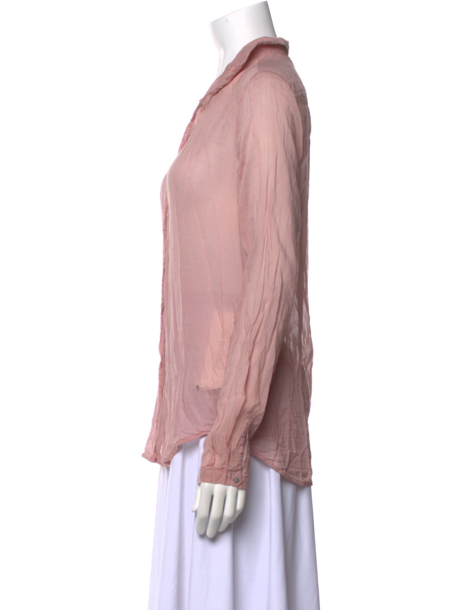 Giada Forte Long Sleeve Button-Up Top