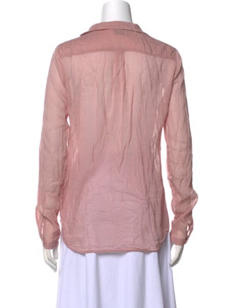 Giada Forte Long Sleeve Button-Up Top