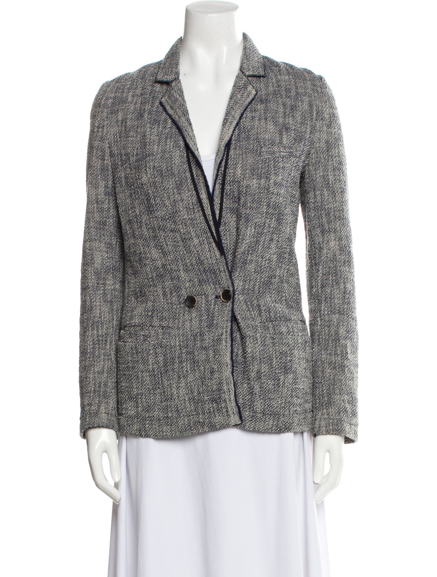 Giada Forte Tweed Pattern Blazer