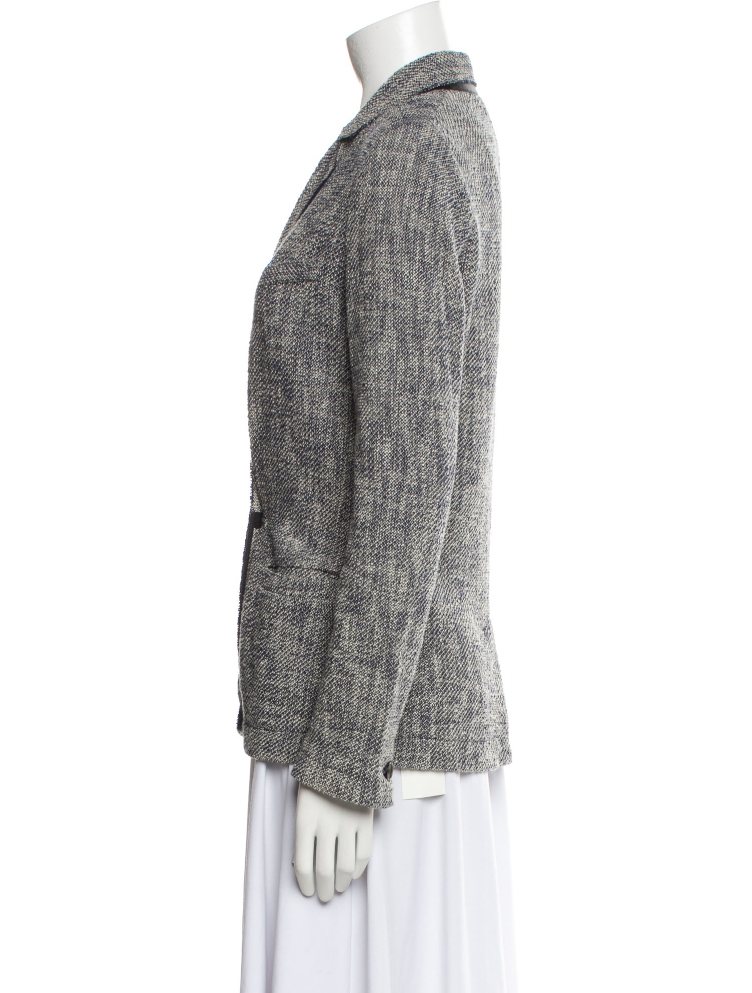 Giada Forte Tweed Pattern Blazer