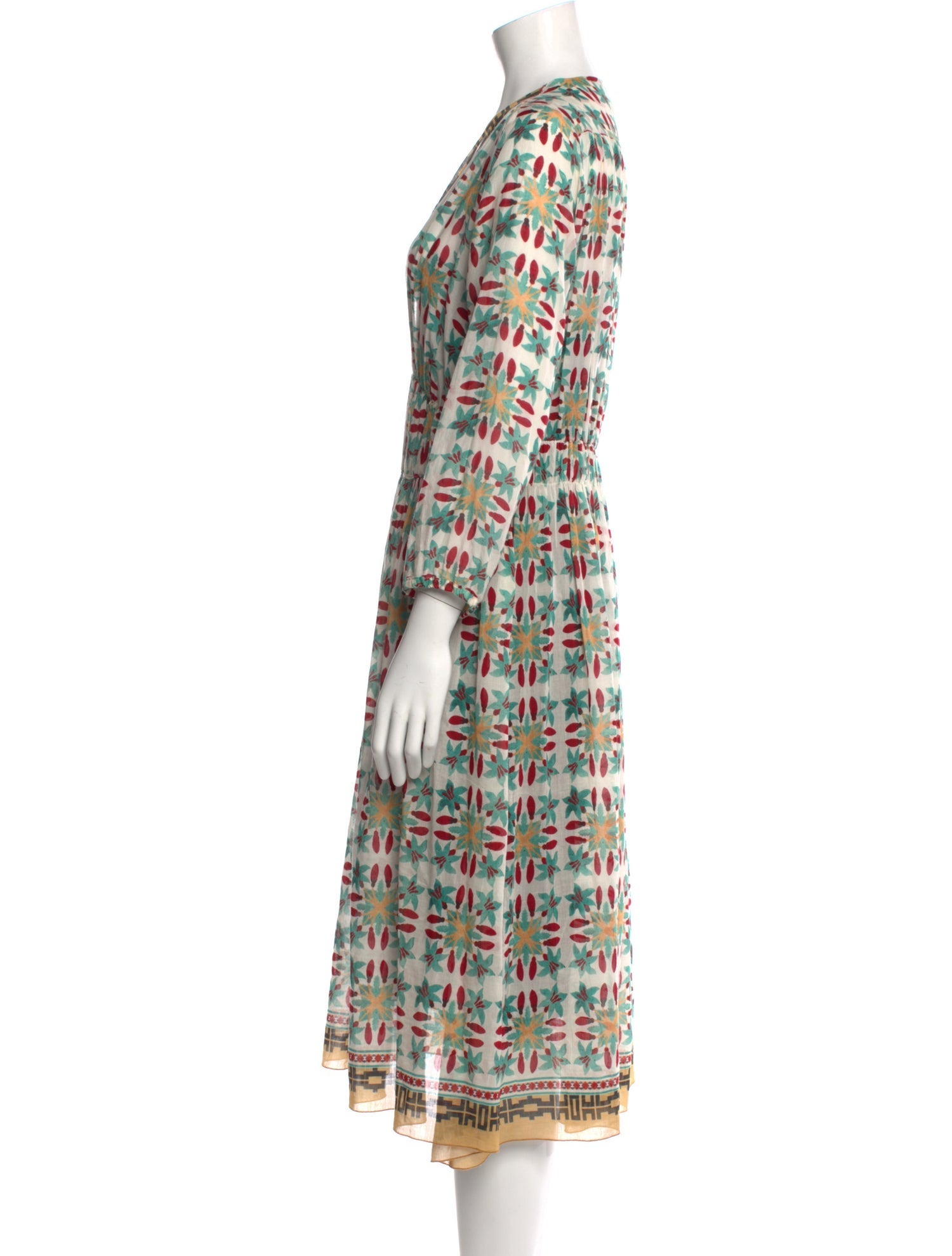 Giada Forte Printed Midi Length Dress