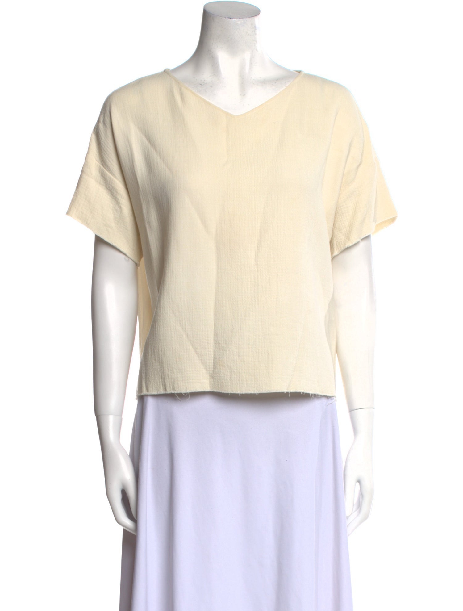 Giada Forte V-Neck Short Sleeve Top