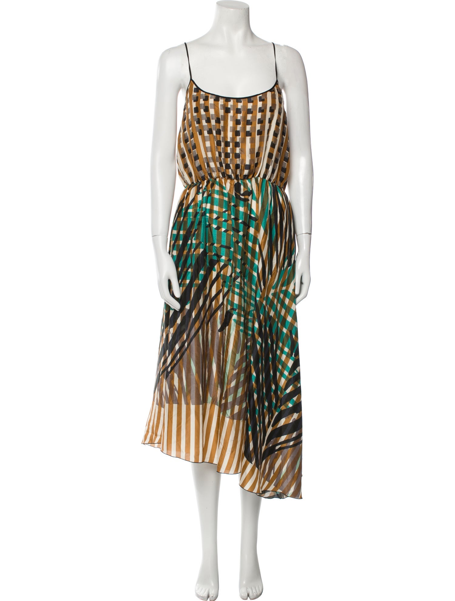 Giada Forte Silk Long Dress