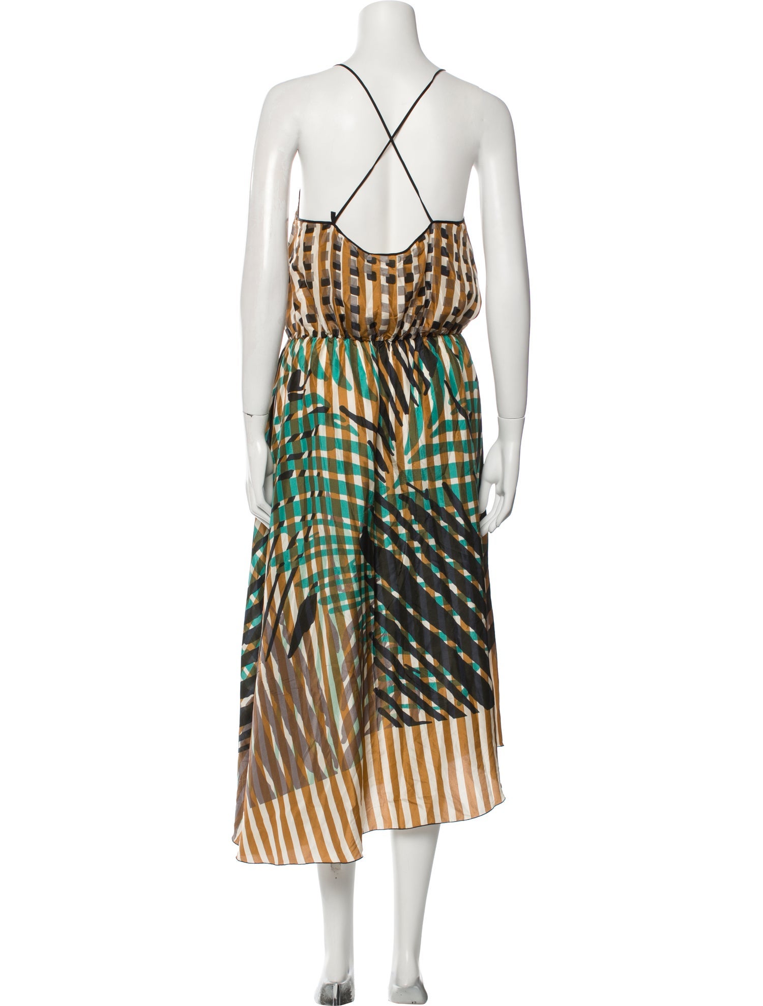 Giada Forte Silk Long Dress