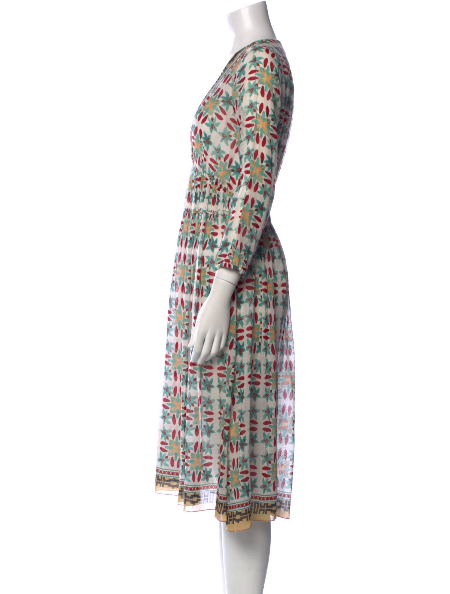 Giada Forte Printed Midi Length Dress