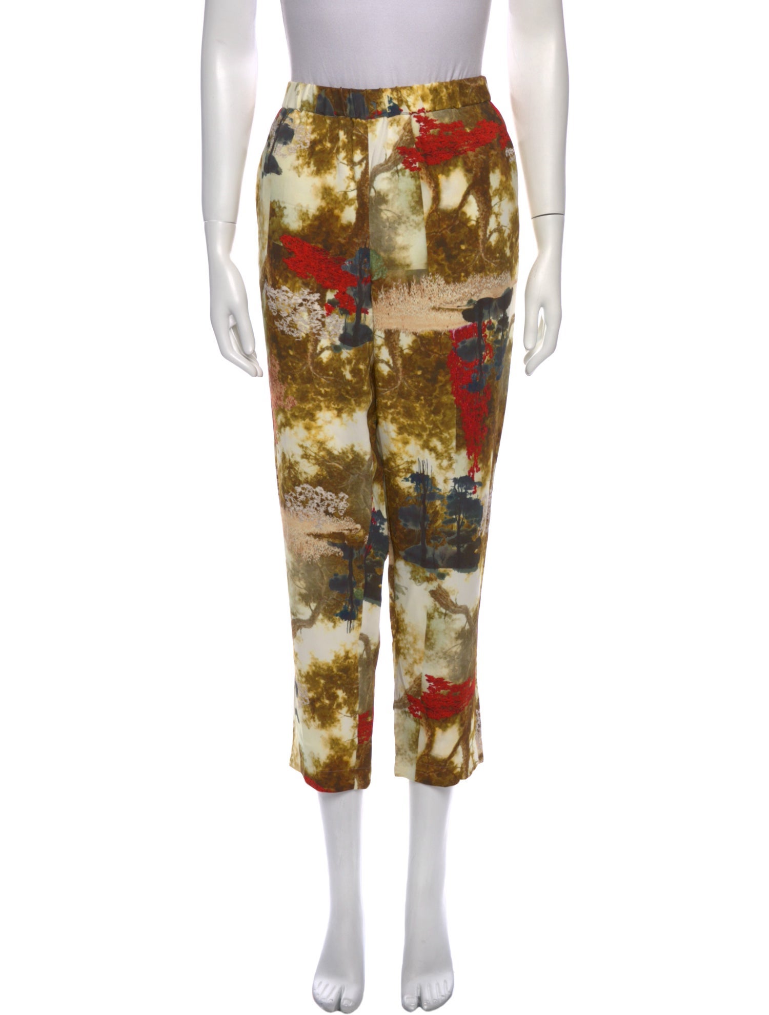 Giada Forte Printed Straight Leg Pants