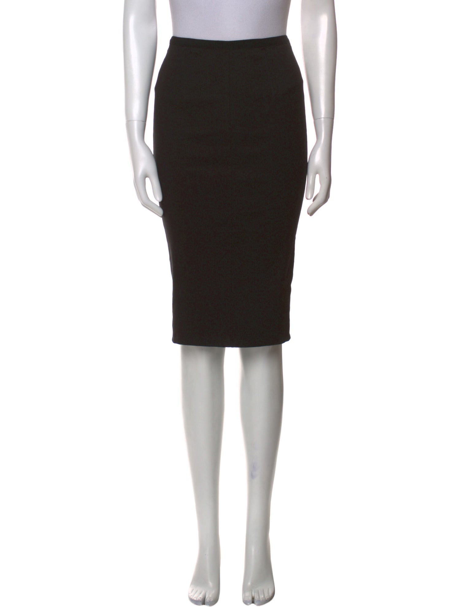 Giada Forte Grosgrain Trim Knee-Length Skirt