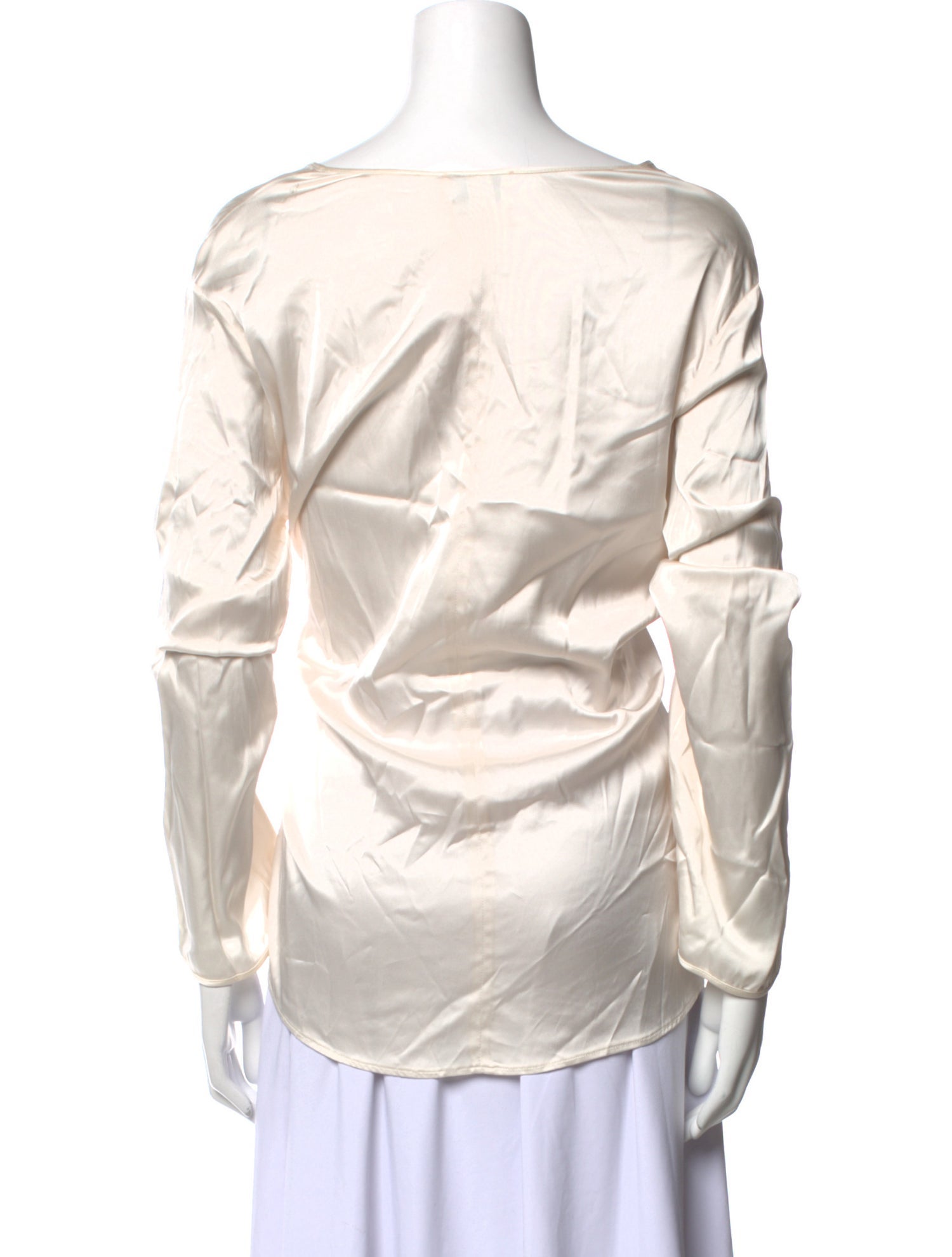 Giada Forte V-Neck Long Sleeve Blouse