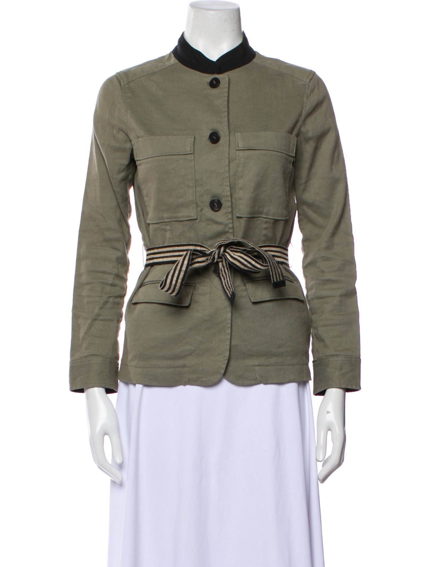 Giada Forte Linen Utility Jacket